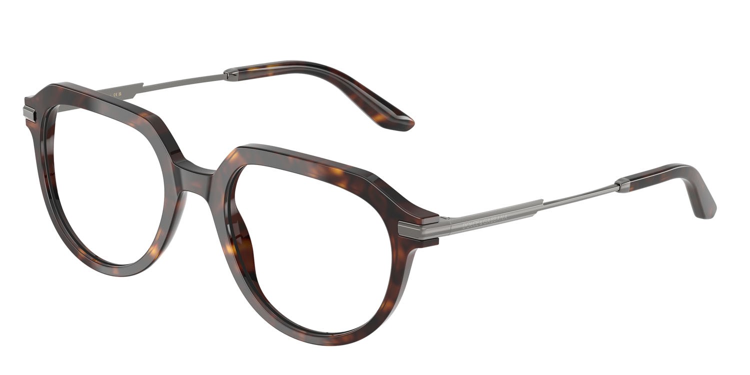 Brillen Dolce & Gabbana DG 3402 (502) farbe havana form pantos gläser lente demo
