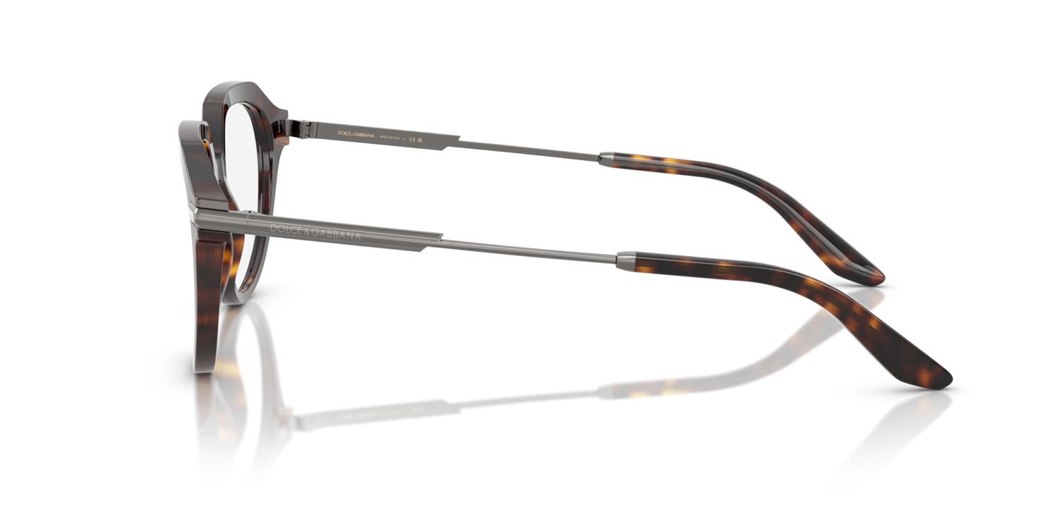 Brillen Dolce & Gabbana DG 3402 (502) farbe havana form pantos gläser lente demo
