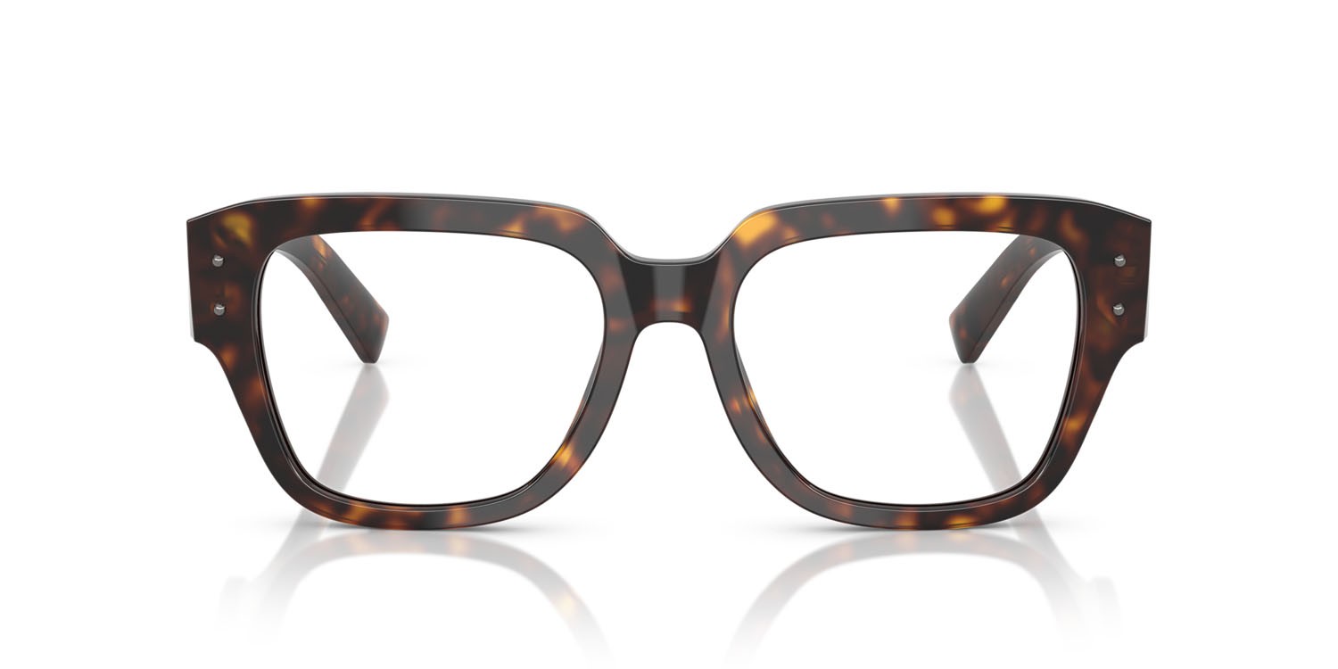 Eyeglasses Dolce & Gabbana DG 3405 (502) color havana shape square lenses lente demo