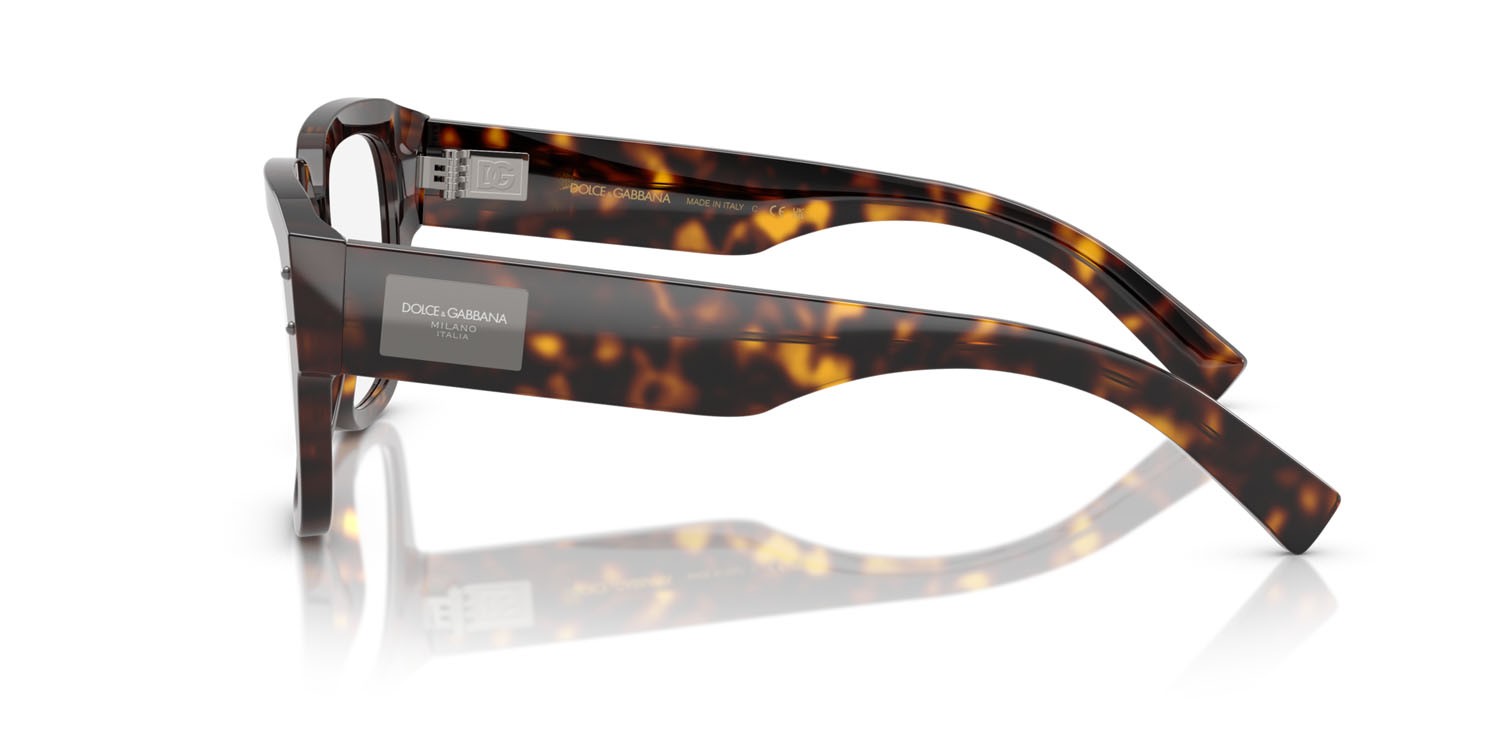 Eyeglasses Dolce & Gabbana DG 3405 (502) color havana shape square lenses lente demo