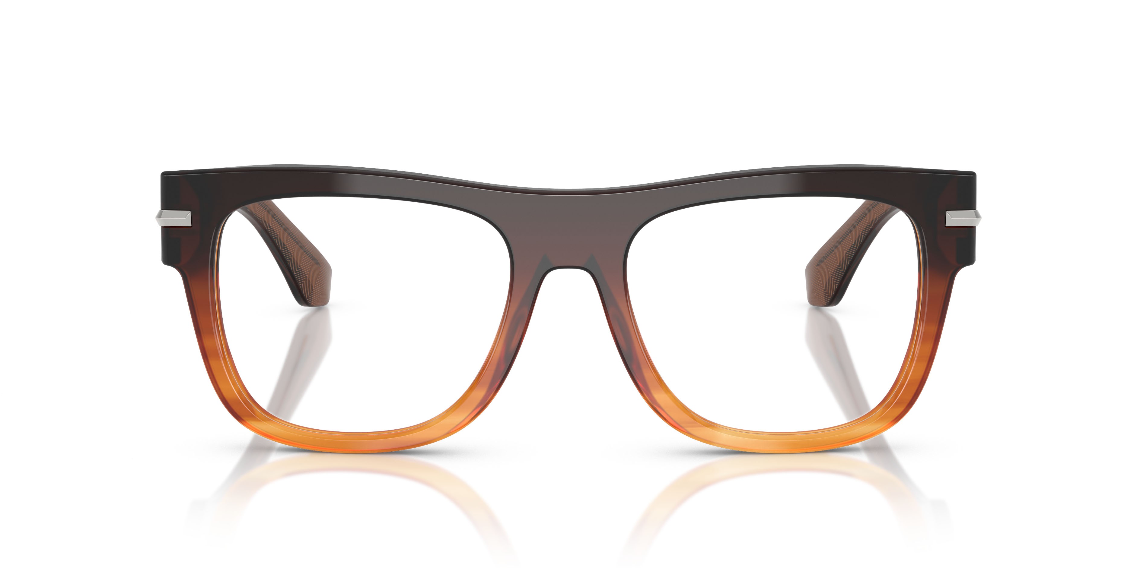 Occhiali da vista Dolce & Gabbana DG 3407 (3486) colore marrone striato sfumato forma quadrato lenti lente demo
