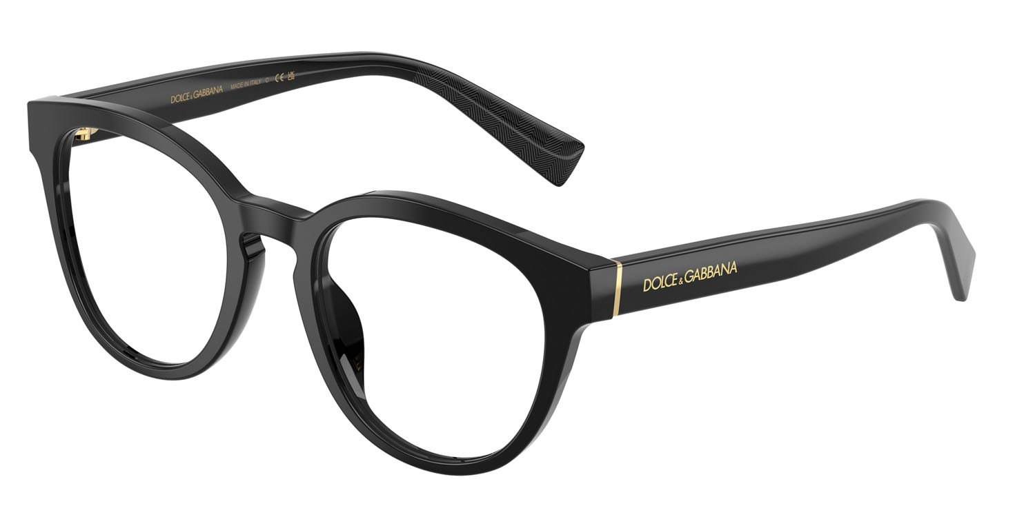 Eyeglasses Dolce & Gabbana DG 3421 (501) color nero shape pantos lenses lente demo