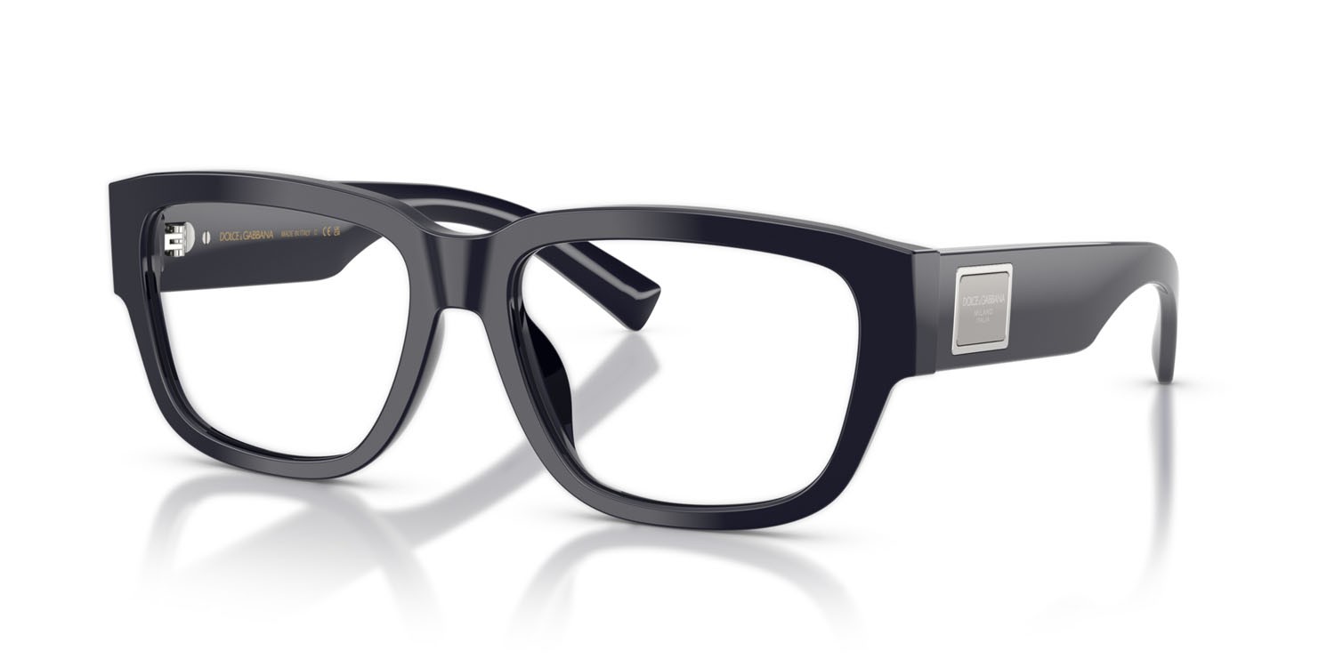 Occhiali da vista Dolce & Gabbana DG 3423 (3094) colore blu forma quadrato lenti lente demo