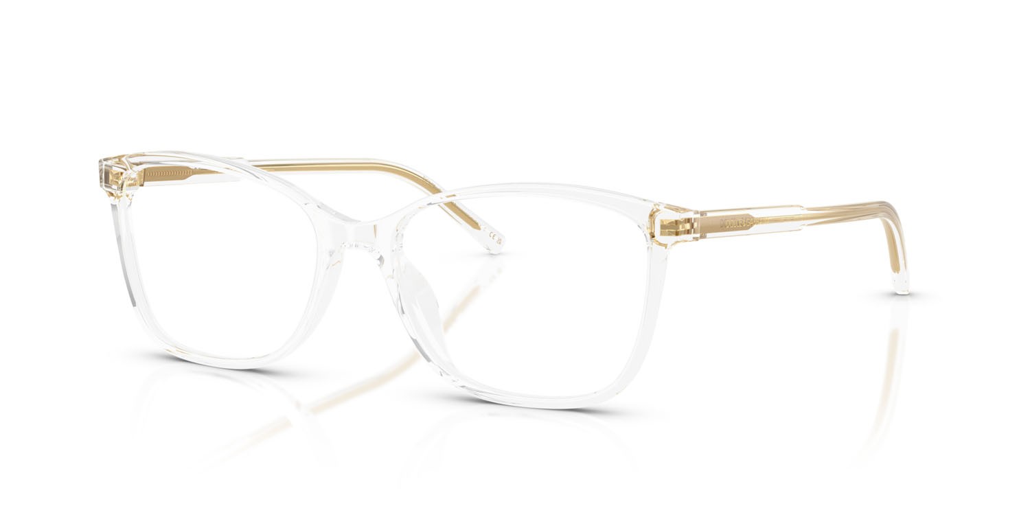 Occhiali da vista Dolce & Gabbana DG 3424 (3133) colore cristallo forma rettangolare lenti lente demo