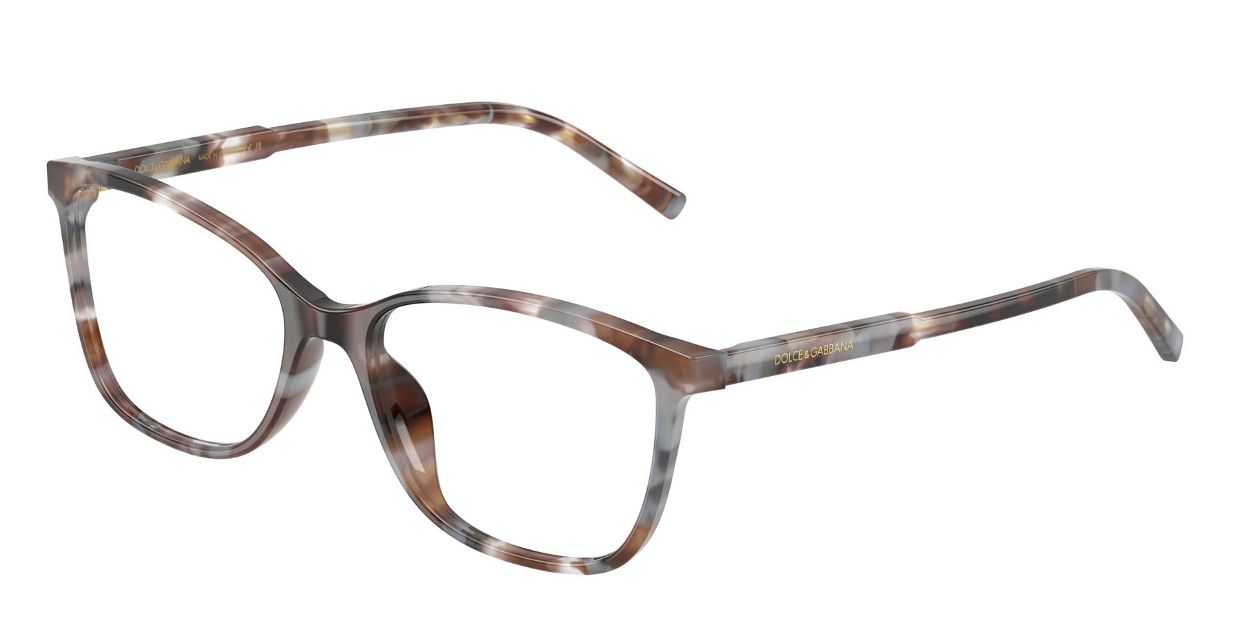 Eyeglasses Dolce & Gabbana DG 3424 (3445) color havana grigio shape rectangle lenses lente demo