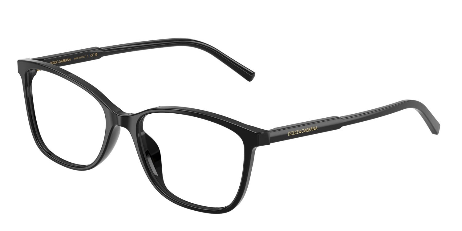 Eyeglasses Dolce & Gabbana DG 3424 (501) color nero shape rectangle lenses lente demo