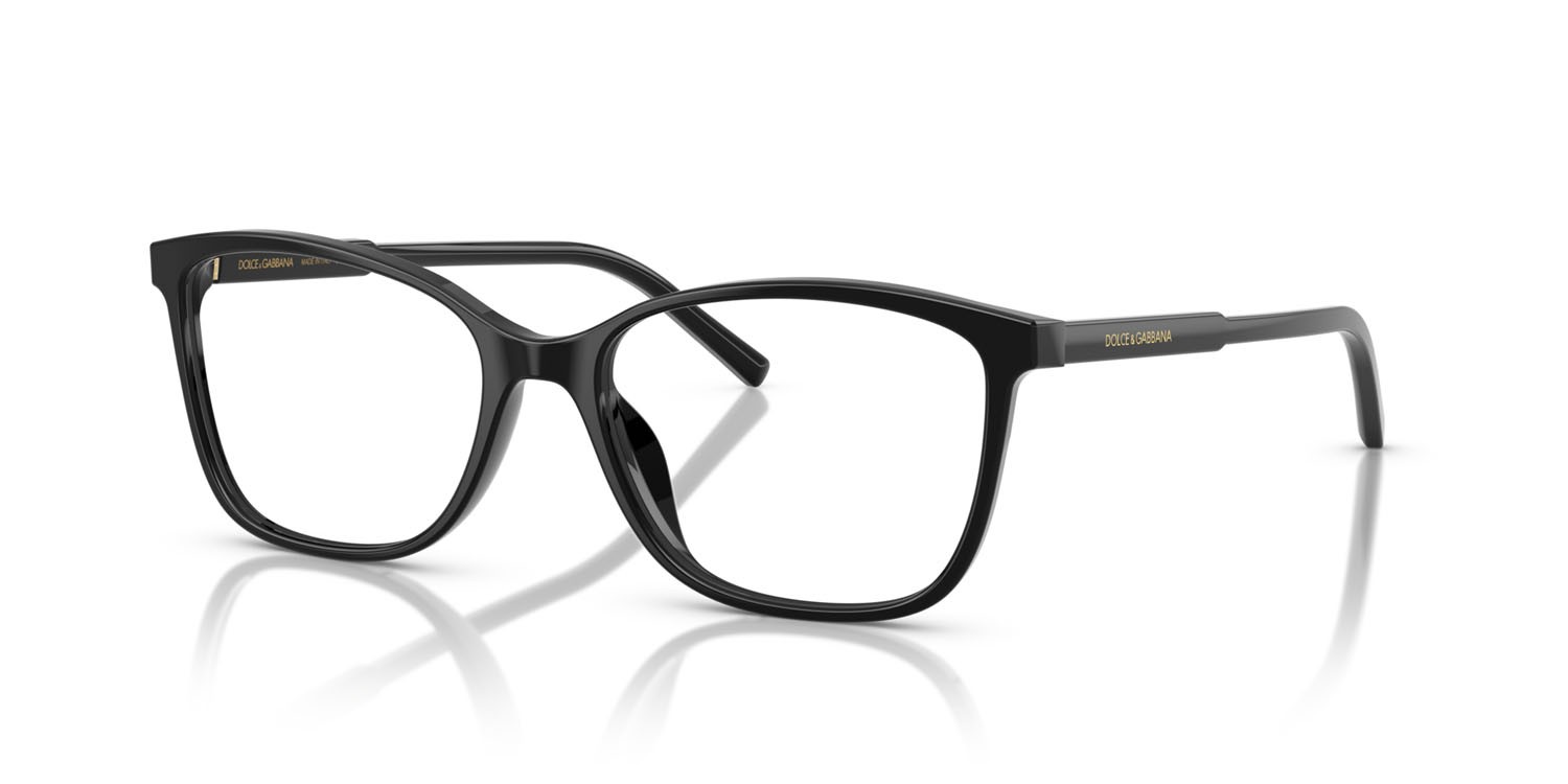 Eyeglasses Dolce & Gabbana DG 3424 (501) color nero shape rectangle lenses lente demo