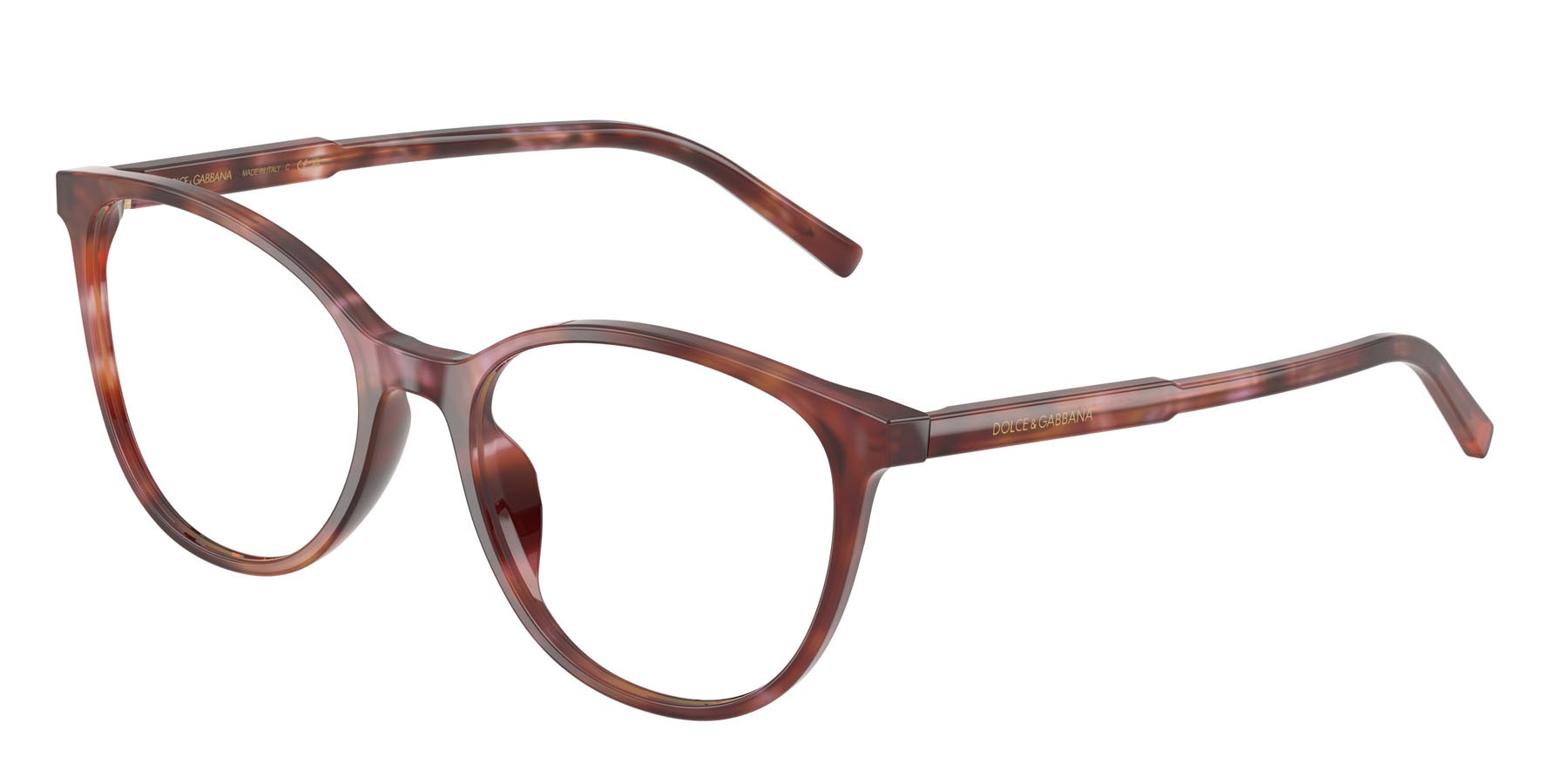 Eyeglasses Dolce & Gabbana DG 3425 (3444) color marrone havana shape butterfly lenses lente demo