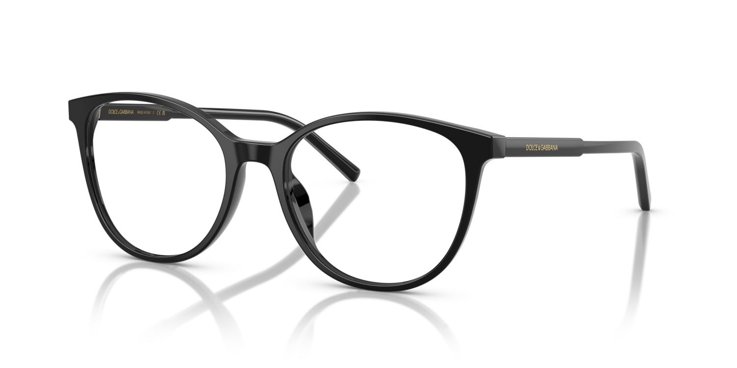 Eyeglasses Dolce & Gabbana DG 3425 (501) color nero shape butterfly lenses lente demo