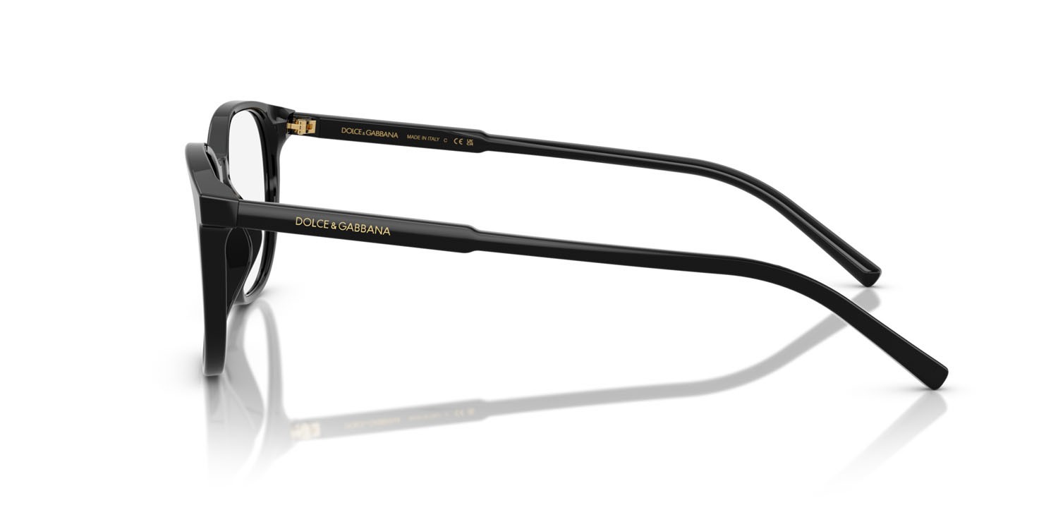 Eyeglasses Dolce & Gabbana DG 3426 (501) color nero shape square lenses lente demo