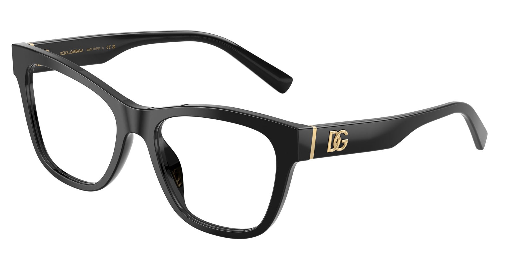 Eyeglasses Dolce & Gabbana DG 3430 (501) color nero shape square lenses lente demo