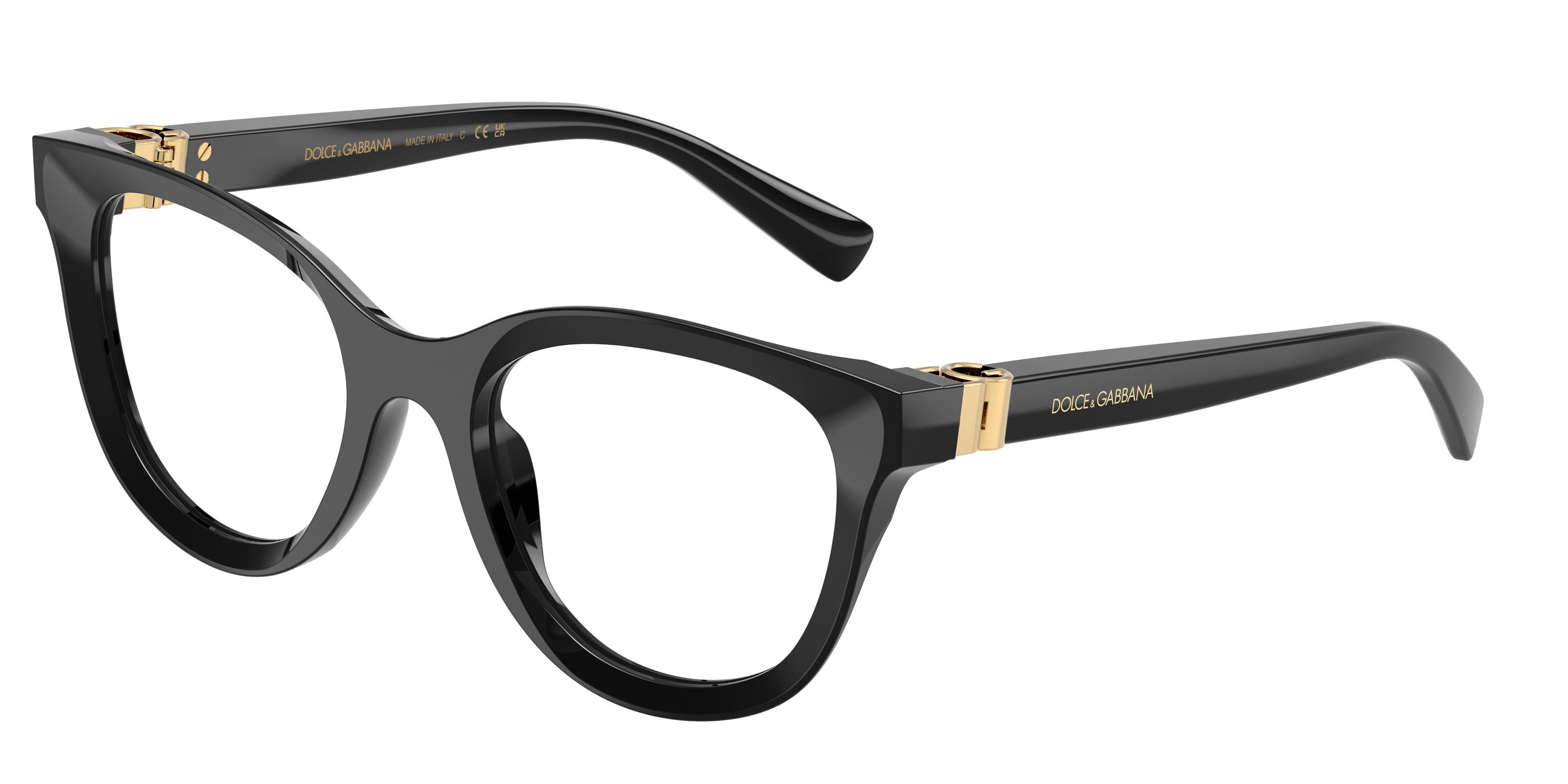 Eyeglasses Dolce & Gabbana DG 3437 (501) color nero shape pantos lenses lente demo
