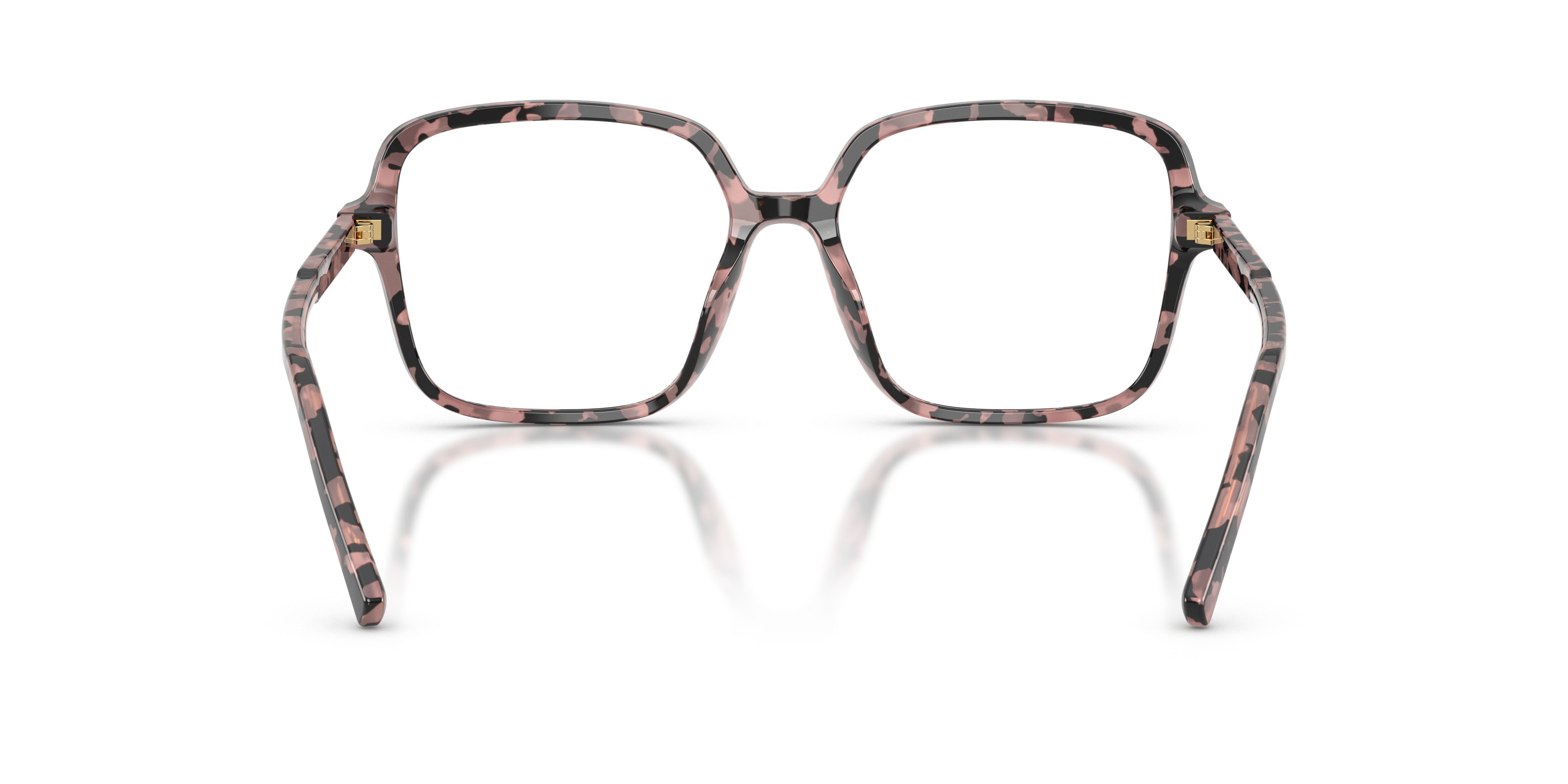 Occhiali da vista Dolce & Gabbana DG 3442 (3476) colore havana rosa forma quadrato lenti lente demo