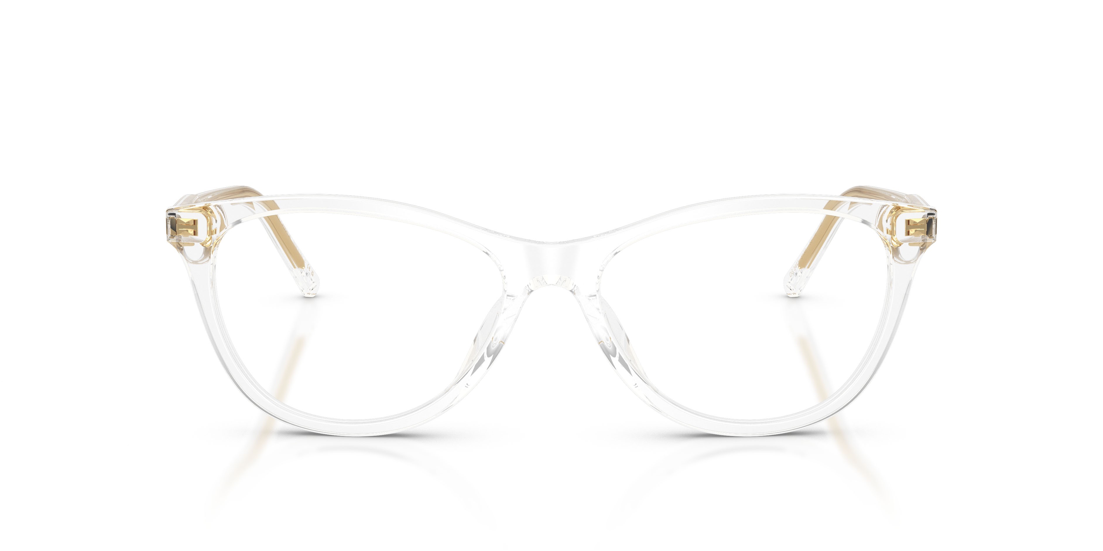 Eyeglasses Dolce & Gabbana DG 3443 (3133) color cristallo shape cat eye lenses lente demo