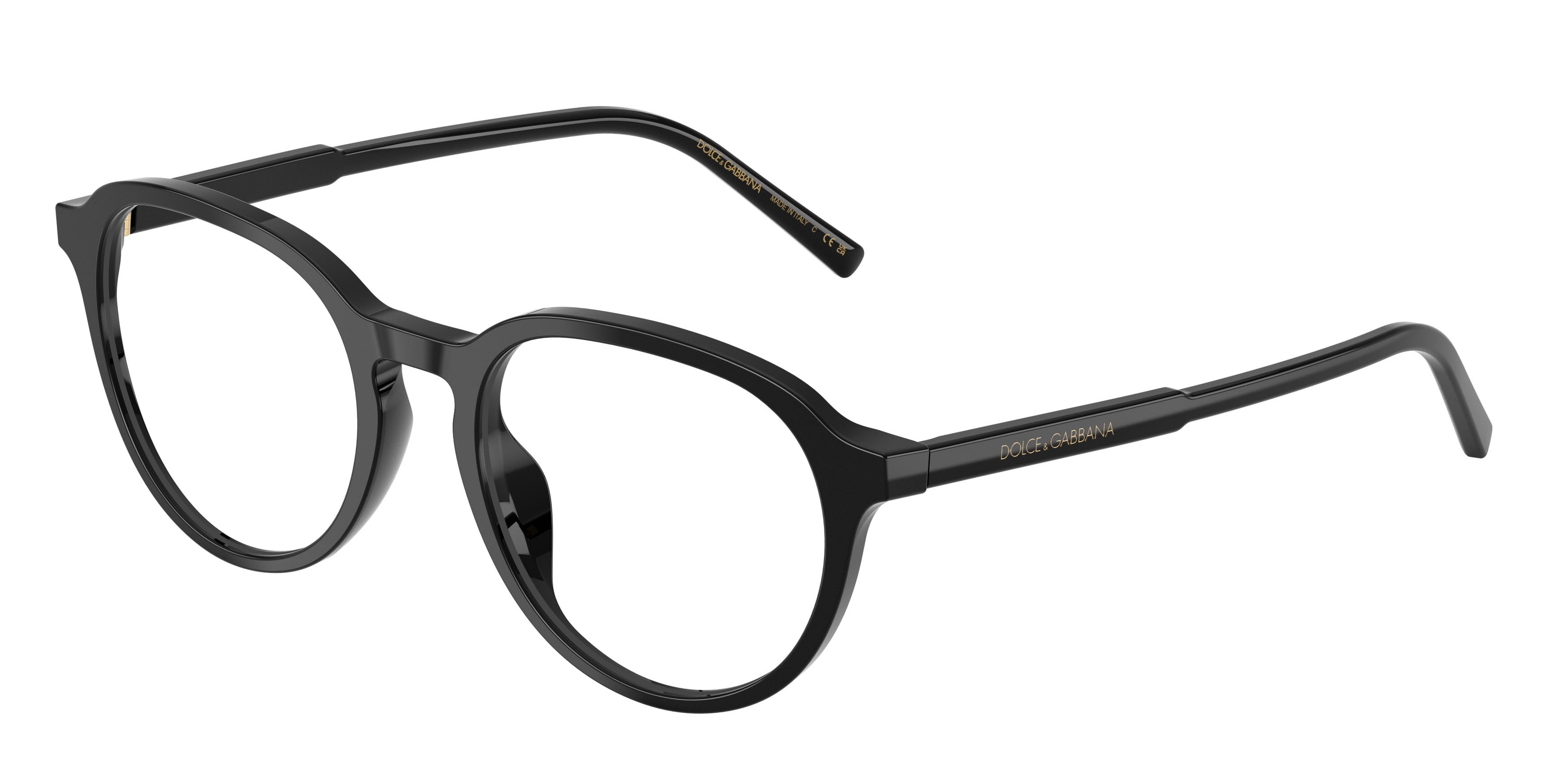 Occhiali da vista Dolce & Gabbana DG 3444 (501) colore nero forma pantos lenti lente demo