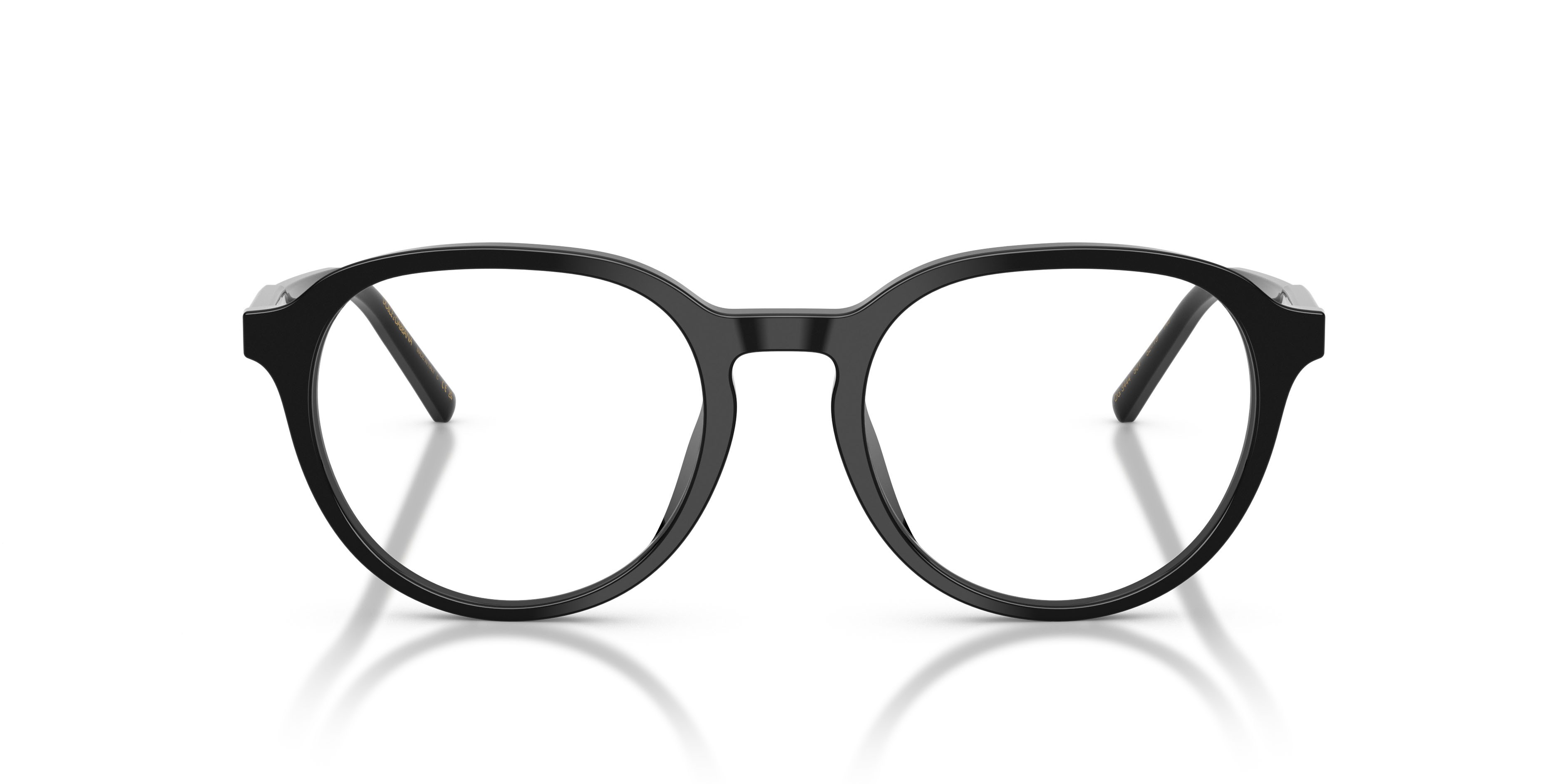 Occhiali da vista Dolce & Gabbana DG 3444 (501) colore nero forma pantos lenti lente demo