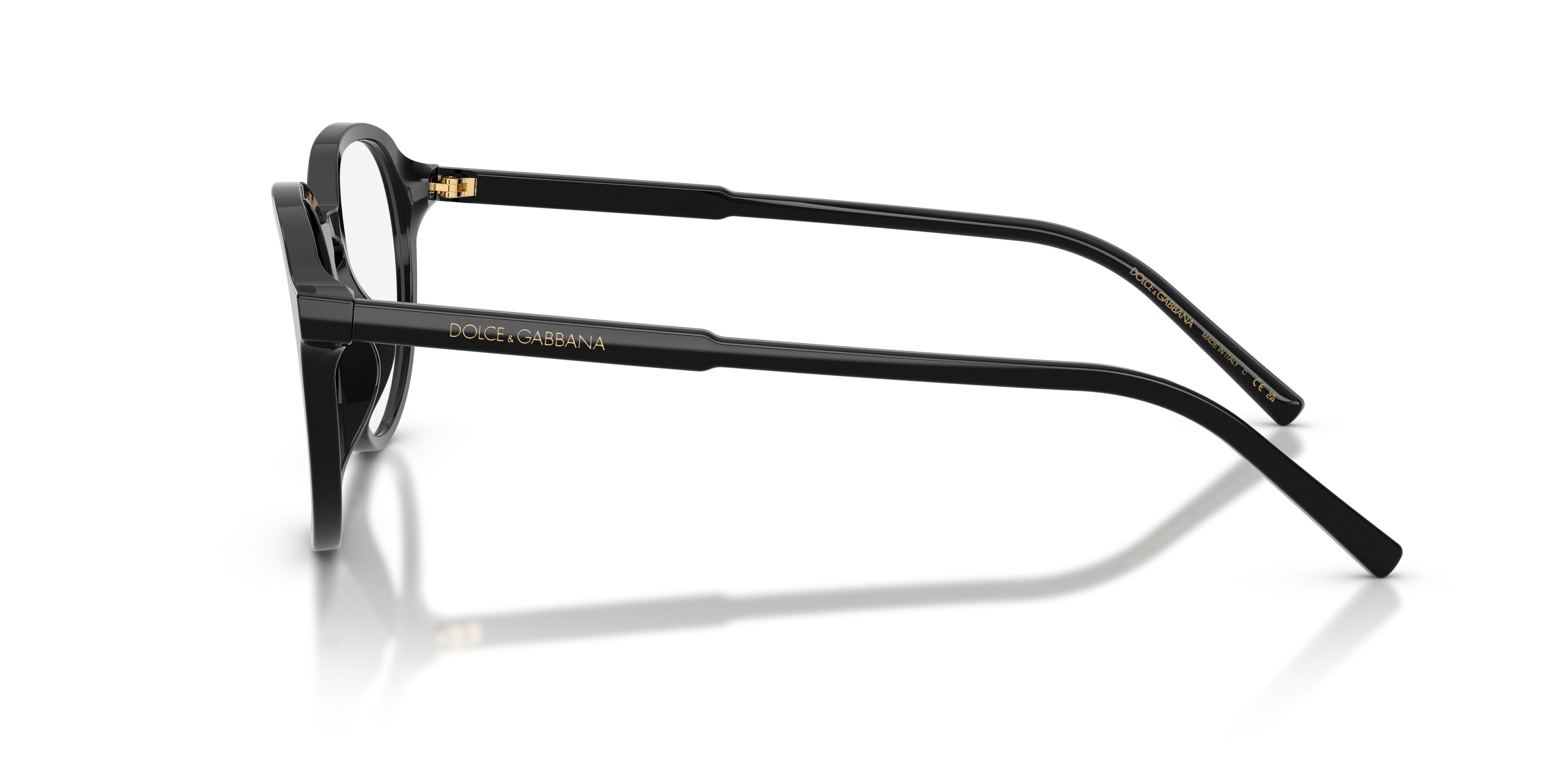 Occhiali da vista Dolce & Gabbana DG 3444 (501) colore nero forma pantos lenti lente demo