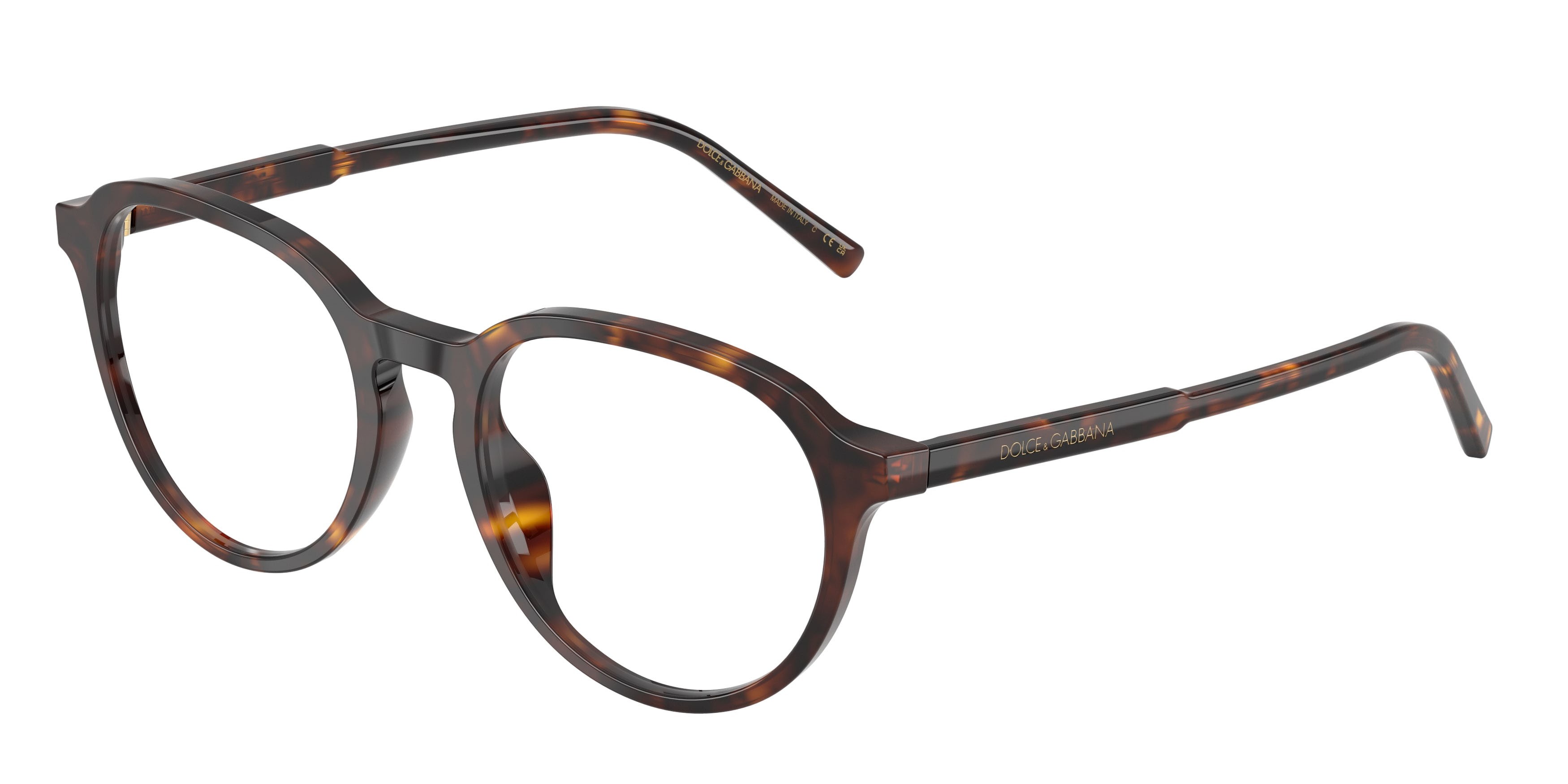 Occhiali da vista Dolce & Gabbana DG 3444 (502) colore havana forma pantos lenti lente demo