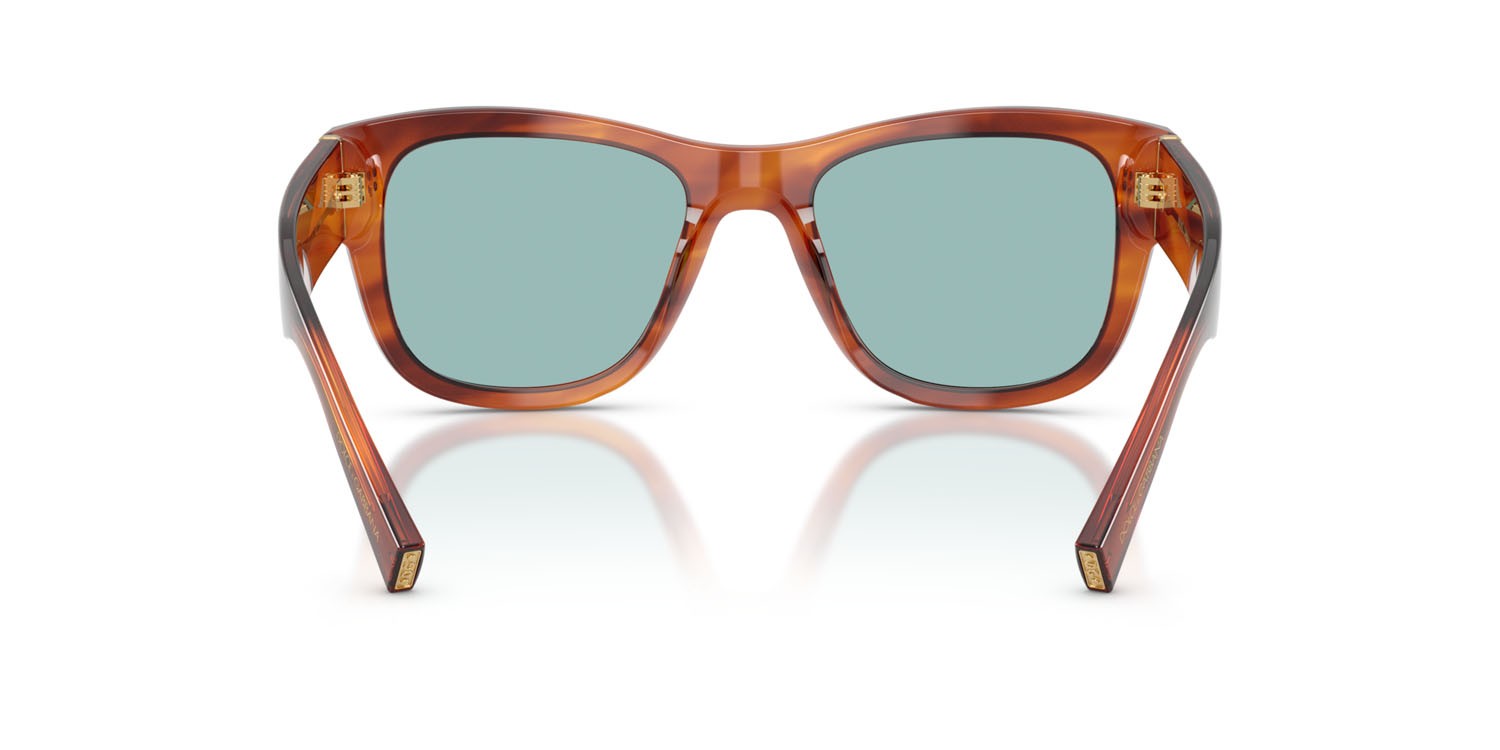 Sunglasses Dolce & Gabbana DG 4338 (322180) color zenzero avana shape square lenses blu