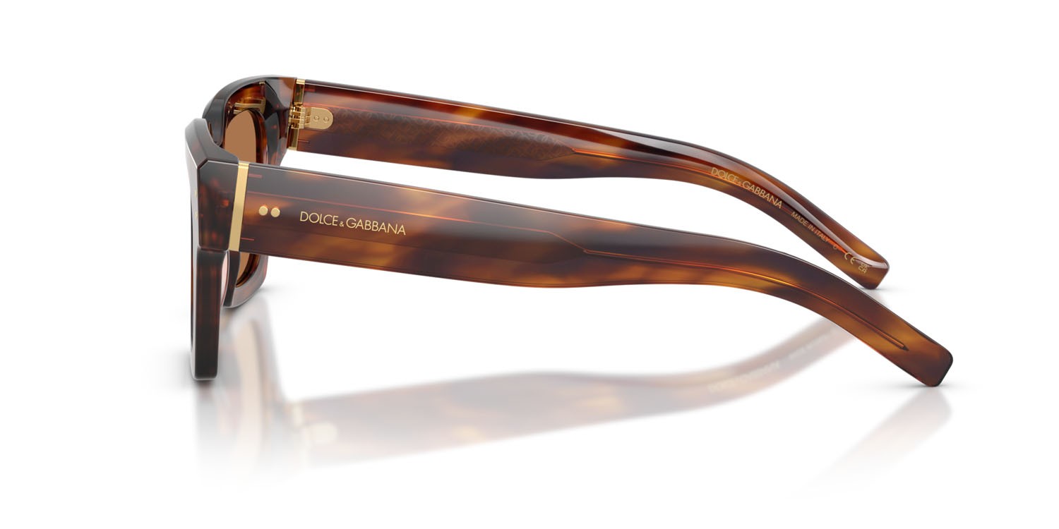 Sunglasses Dolce & Gabbana DG 4413 (306373) color avana vintage shape square lenses bronzo