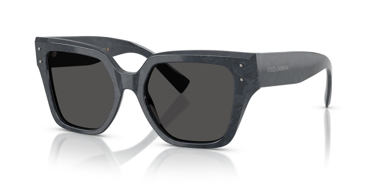 Sonnenbrillen Dolce & Gabbana DG 4471 (344187) farbe grigio pizzo form quadratisch gläser grigio scuro