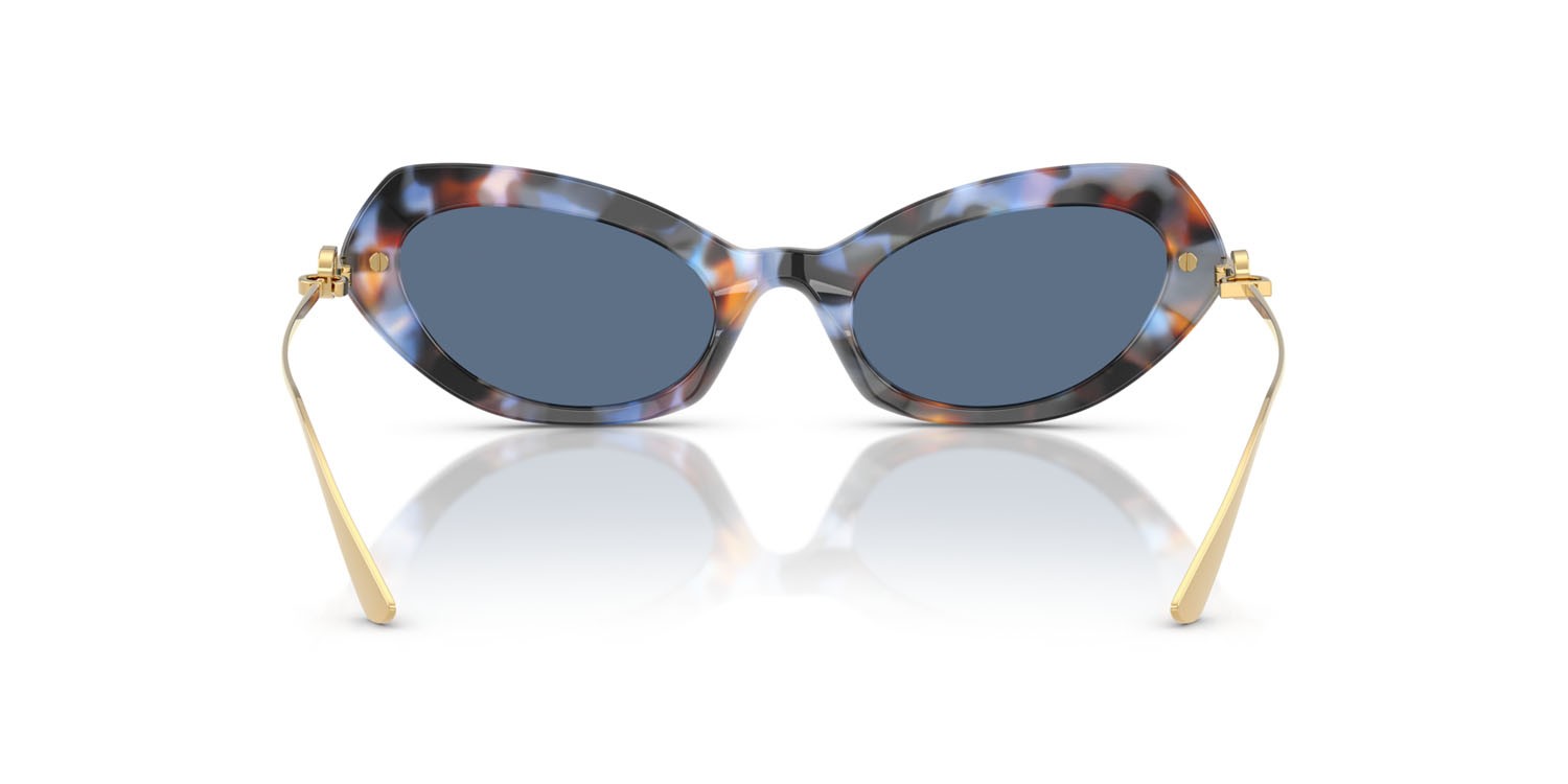 Sonnenbrillen Dolce & Gabbana DG 4473 (344380) farbe havana blu form schmetterling gläser blu