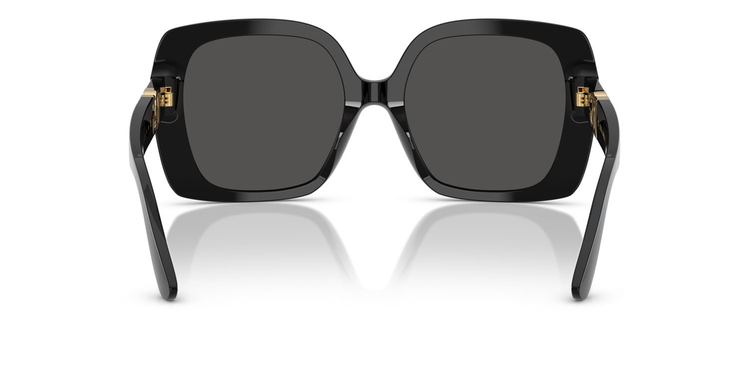 Sunglasses Dolce & Gabbana DG 4475 (501/87) color nero shape square lenses grigio scuro