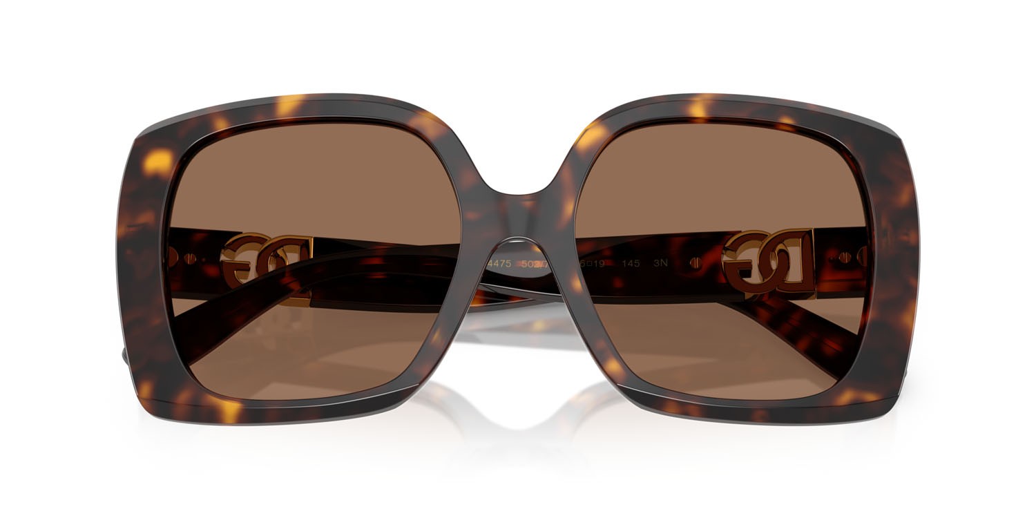 Sunglasses Dolce & Gabbana DG 4475 (502/73) color havana shape square lenses marrone scuro