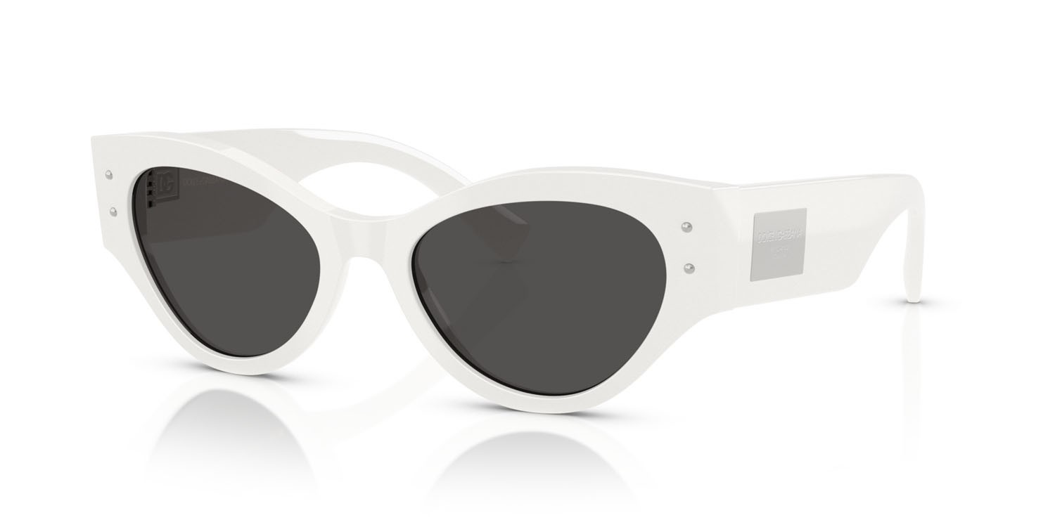 Sonnenbrillen Dolce & Gabbana DG 4480 (331287) farbe bianco form schmetterling gläser grigio scuro