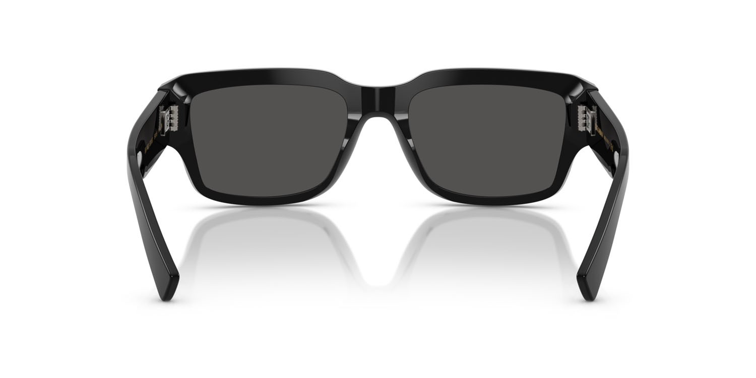 Occhiali da sole Dolce & Gabbana DG 4483 (501/87) colore nero forma quadrato lenti grigio scuro