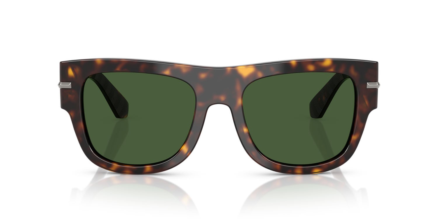Occhiali da sole Dolce & Gabbana DG 4484 (502/71) colore havana forma quadrato lenti verde scuro