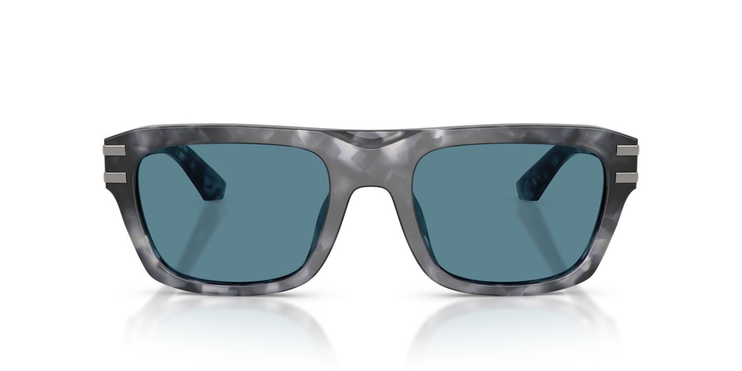 Occhiali da sole Dolce & Gabbana DG 4496 (3445/1) colore havana grigio forma rettangolare lenti grigio
