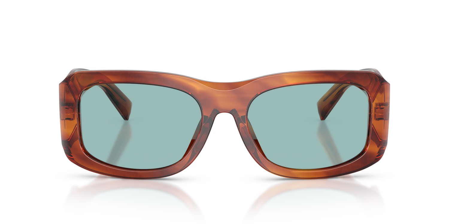 Sunglasses Dolce & Gabbana DG 4503 (322180) color zenzero a righe shape rectangle lenses blu