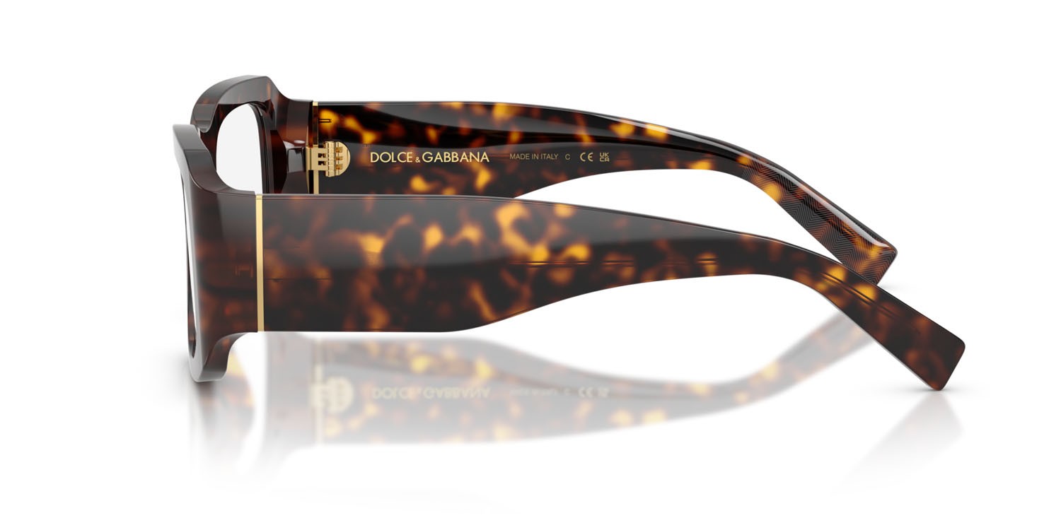 Sunglasses Dolce & Gabbana DG 4503 (502/1W) color havana shape rectangle lenses trasparente