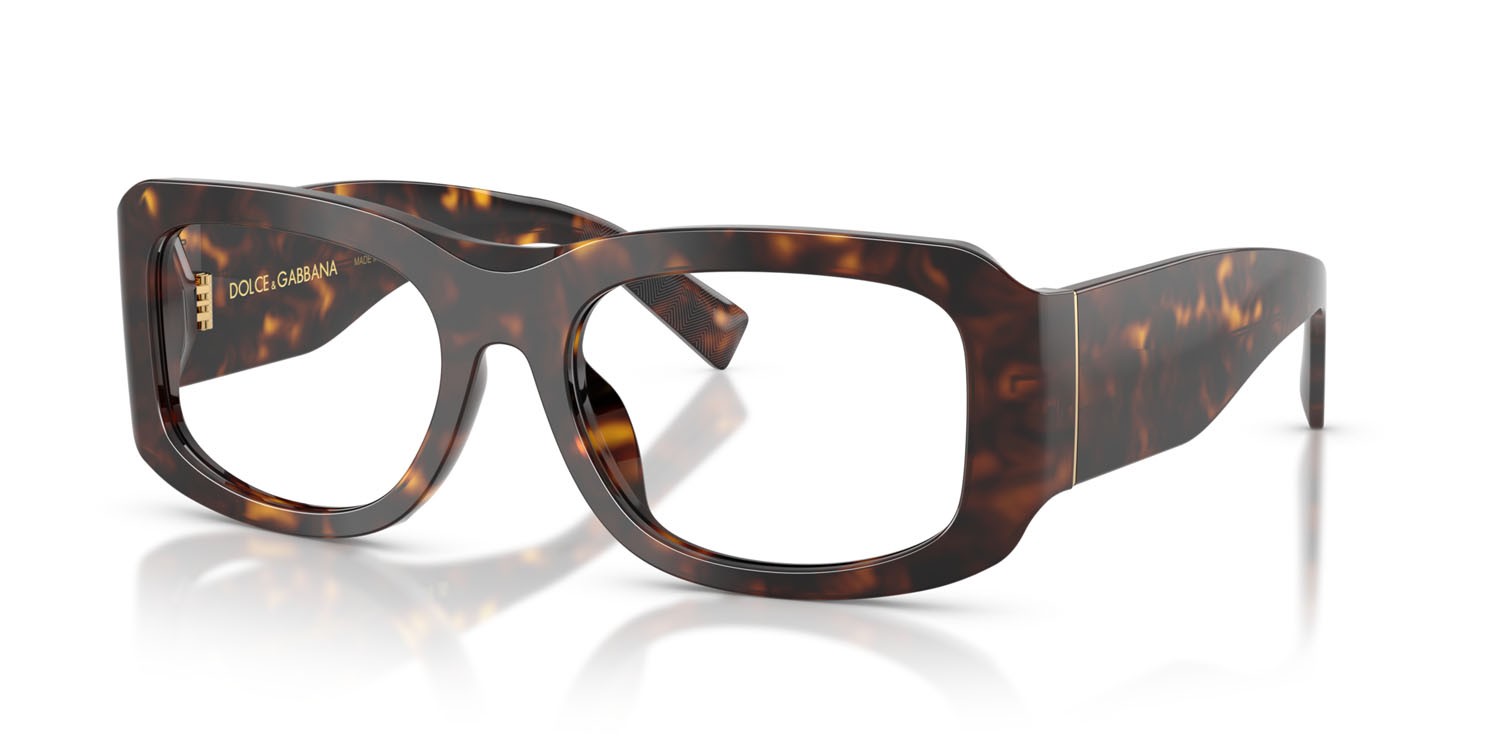Sunglasses Dolce & Gabbana DG 4503 (502/1W) color havana shape rectangle lenses trasparente