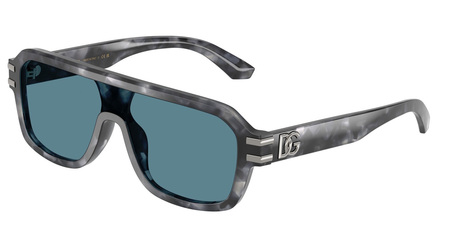 Sunglasses Dolce & Gabbana DG 4507 (3445/1) color havana grigio shape aviator lenses grigio