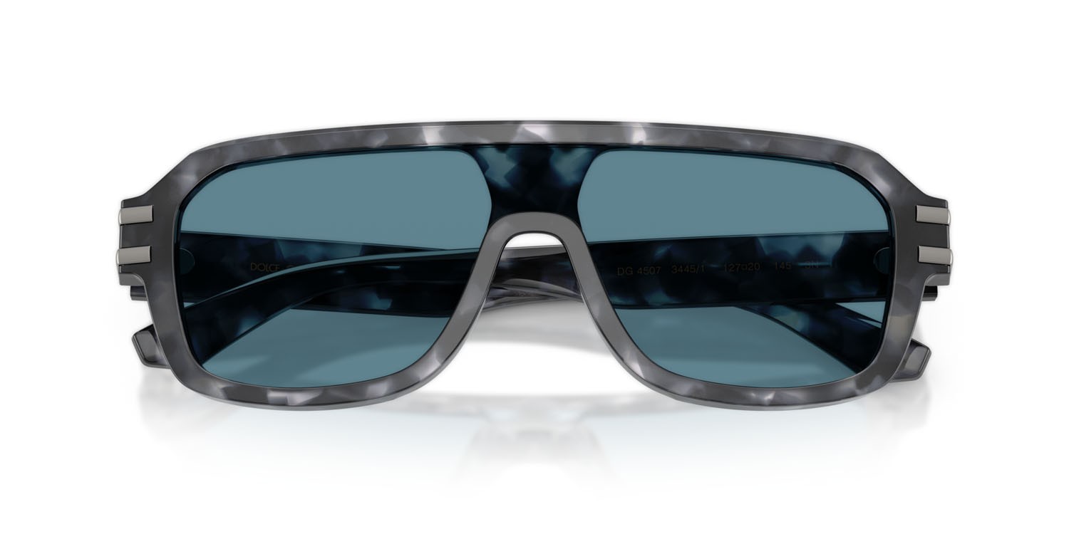 Sunglasses Dolce & Gabbana DG 4507 (3445/1) color havana grigio shape aviator lenses grigio
