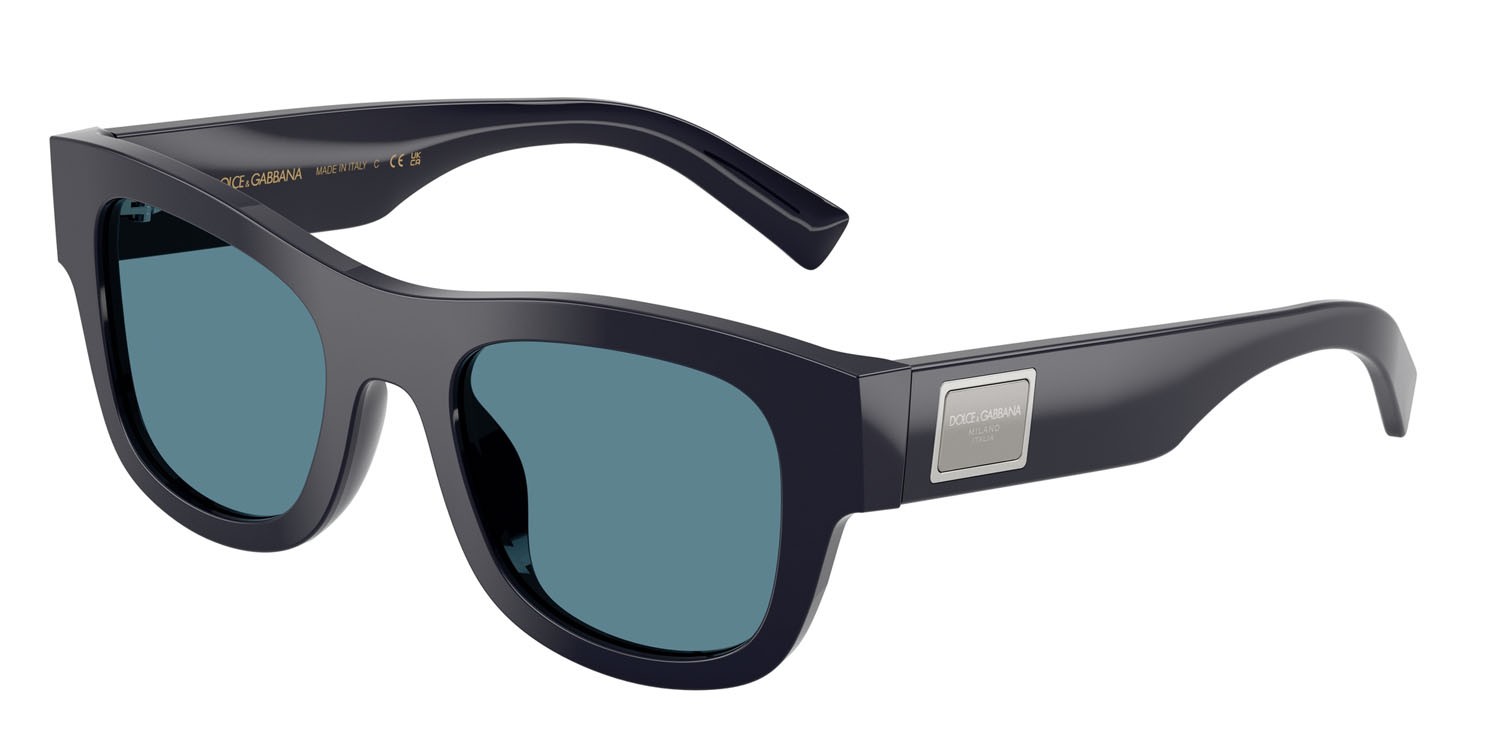 Sunglasses Dolce & Gabbana DG 4509 (309480) color blu shape square lenses grigio