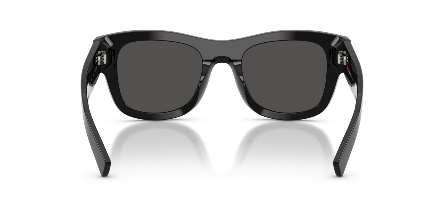 Occhiali da sole Dolce & Gabbana DG 4509 (501/87) colore nero forma quadrato lenti grigio scuro