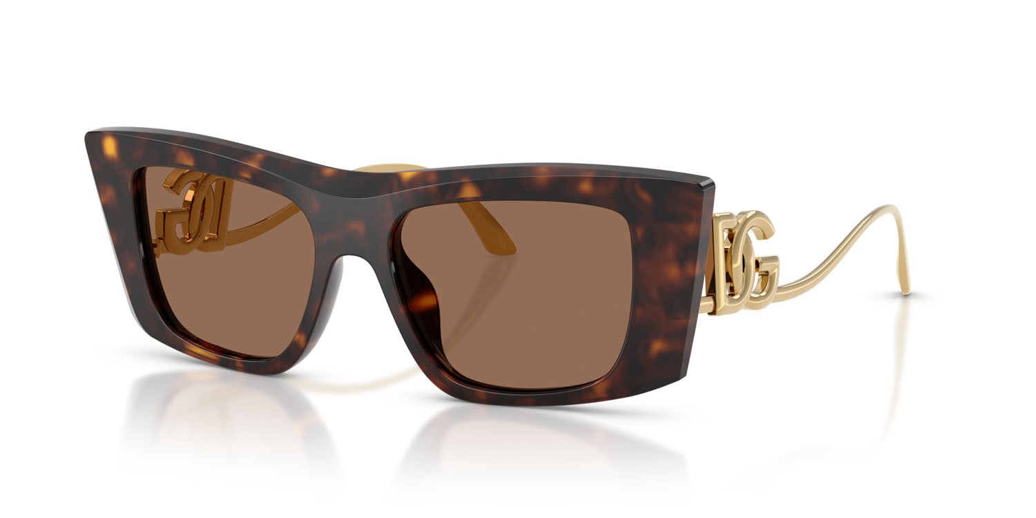 Sunglasses Dolce & Gabbana DG 4510 (502/73) color tartarugato marrone shape cat eye lenses marrone scuro