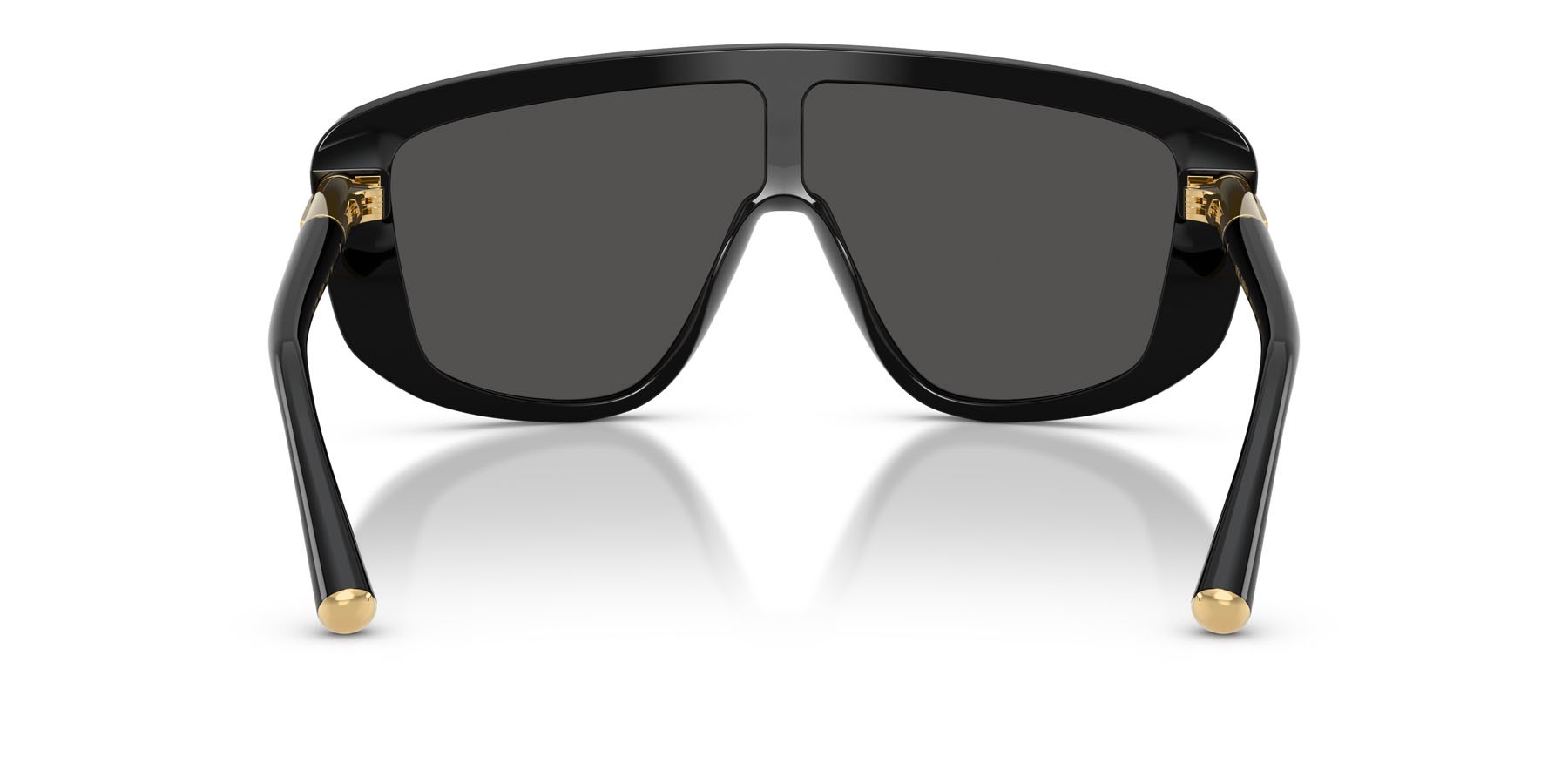 Occhiali da sole Dolce & Gabbana DG 4520 (501/87) colore nero forma rettangolare lenti grigio scuro