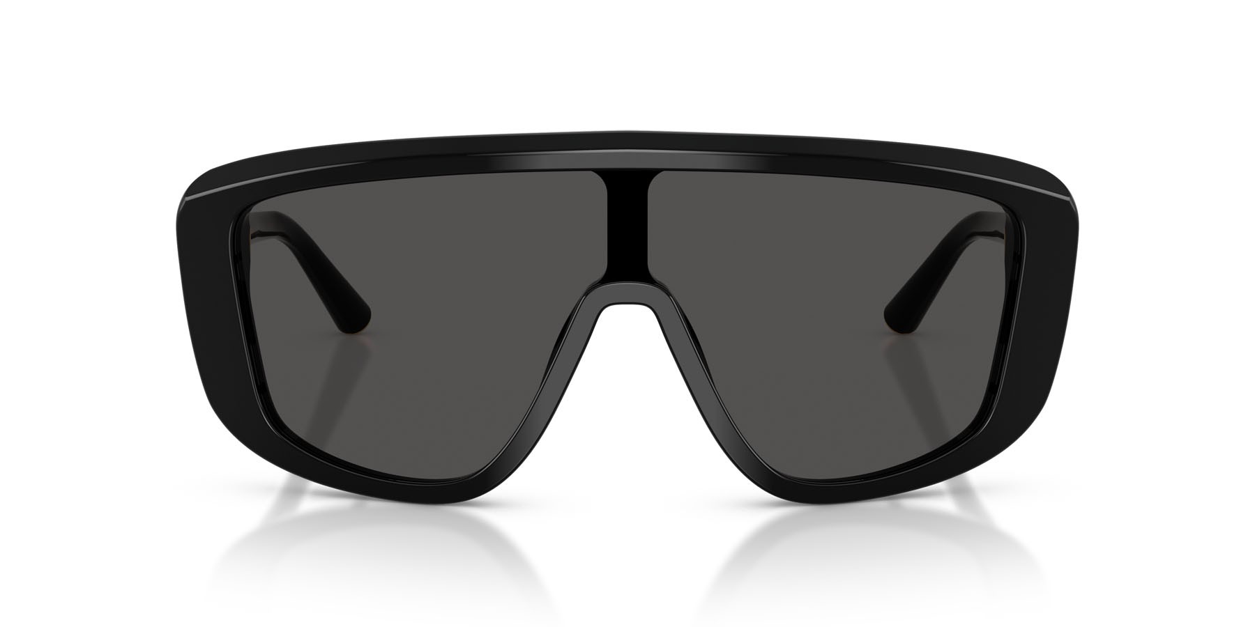 Occhiali da sole Dolce & Gabbana DG 4520 (501/87) colore nero forma rettangolare lenti grigio scuro