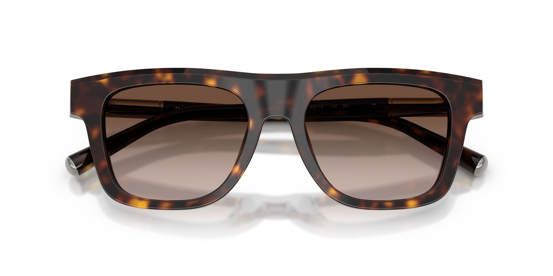 Occhiali da sole Dolce & Gabbana DG 4521 (502/13) colore havana forma quadrato lenti marrone sfumato