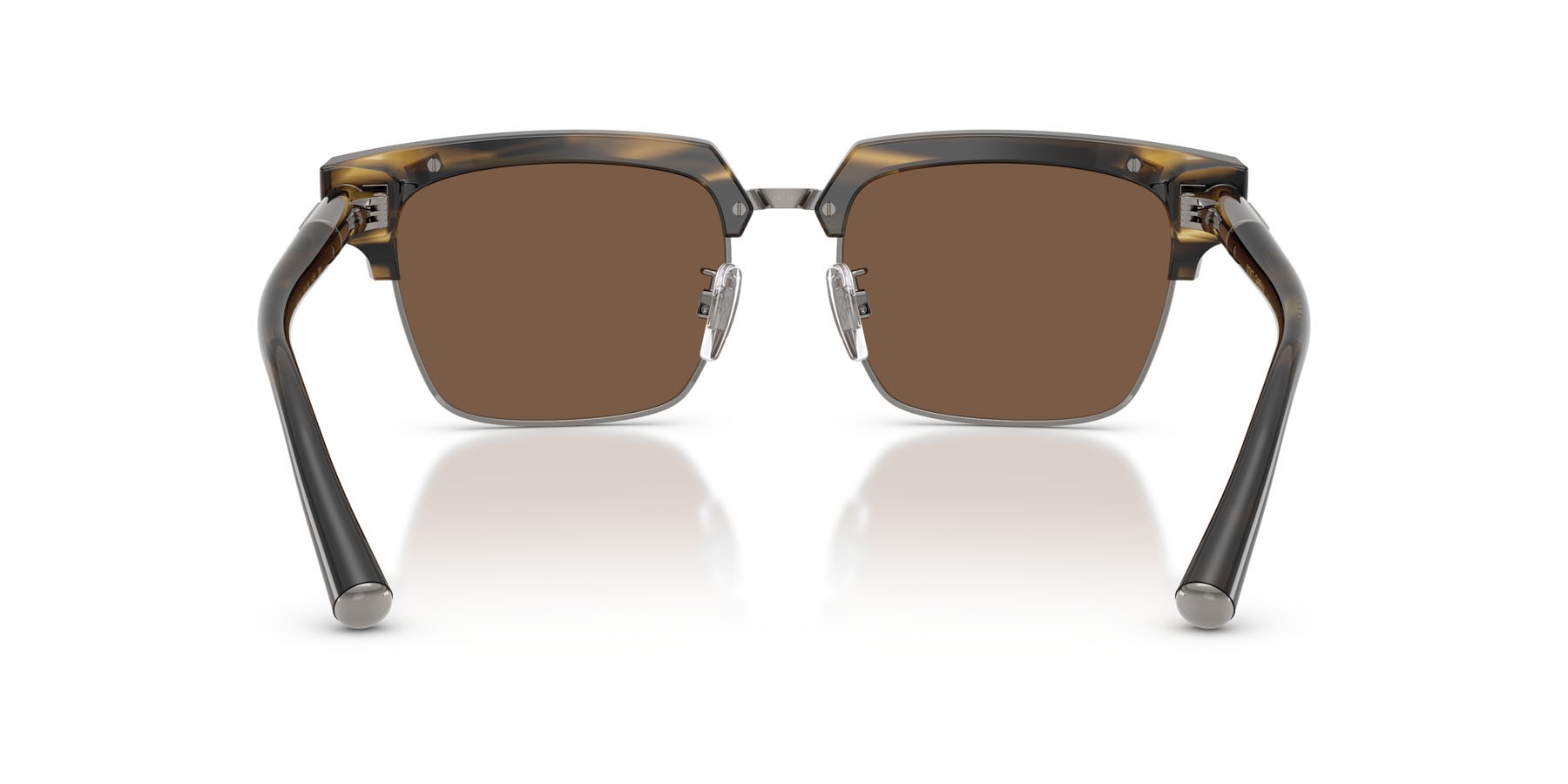 Sunglasses Dolce & Gabbana DG 4522 (306373) color striato marrone shape square lenses marrone