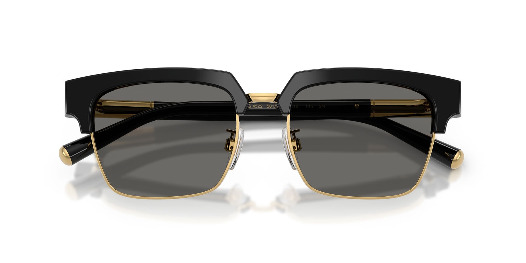 Sunglasses Dolce & Gabbana DG 4522 (501/1) color nero shape square lenses grigio