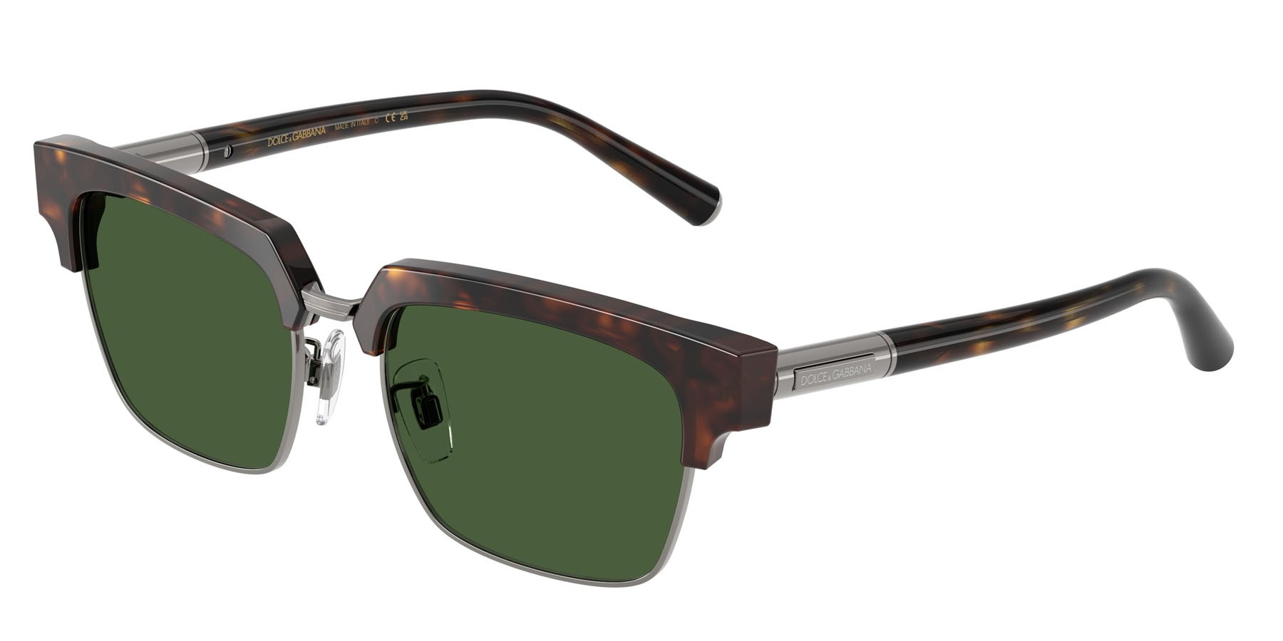 Sunglasses Dolce & Gabbana DG 4522 (502/71) color havana shape square lenses verde scuro