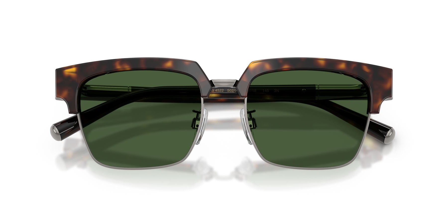 Sunglasses Dolce & Gabbana DG 4522 (502/71) color havana shape square lenses verde scuro