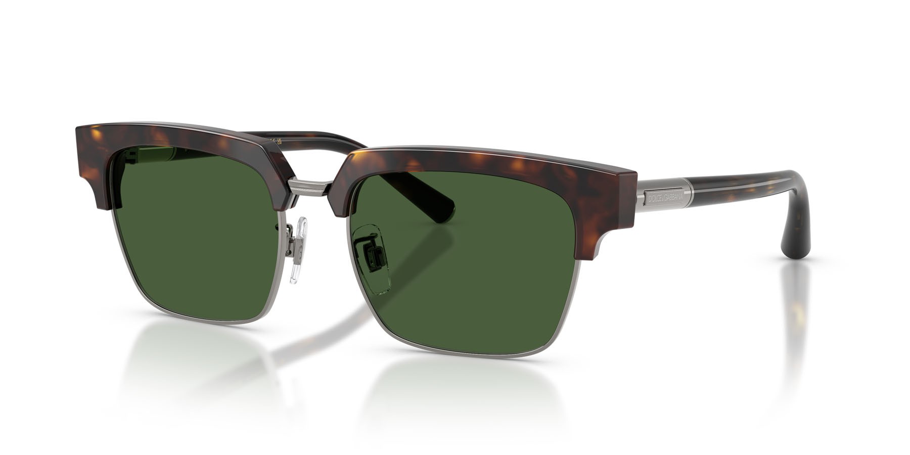Sunglasses Dolce & Gabbana DG 4522 (502/71) color havana shape square lenses verde scuro