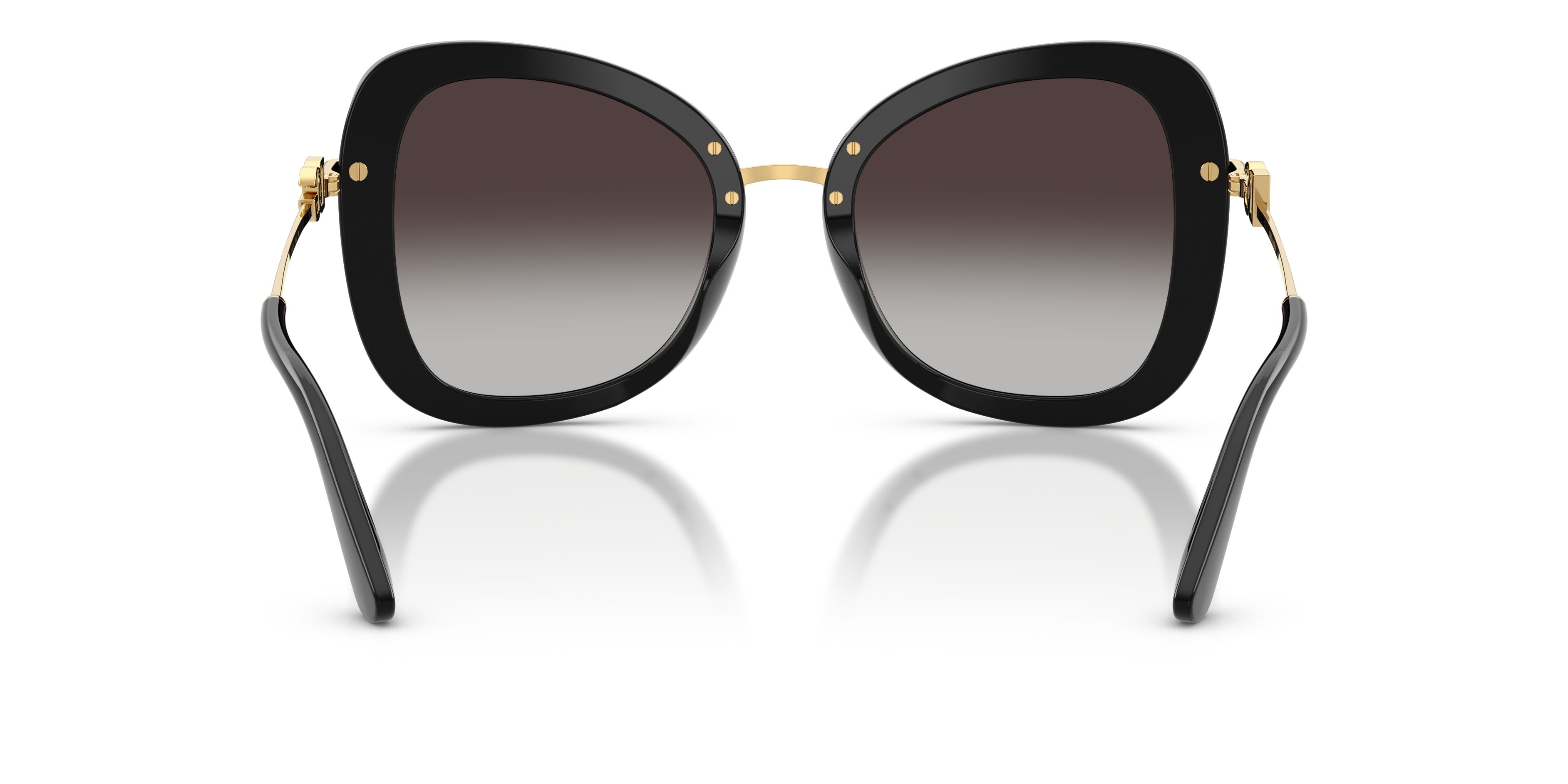Sunglasses Dolce & Gabbana DG 4535 (501/8G) color nero shape butterfly lenses sfumato grigio