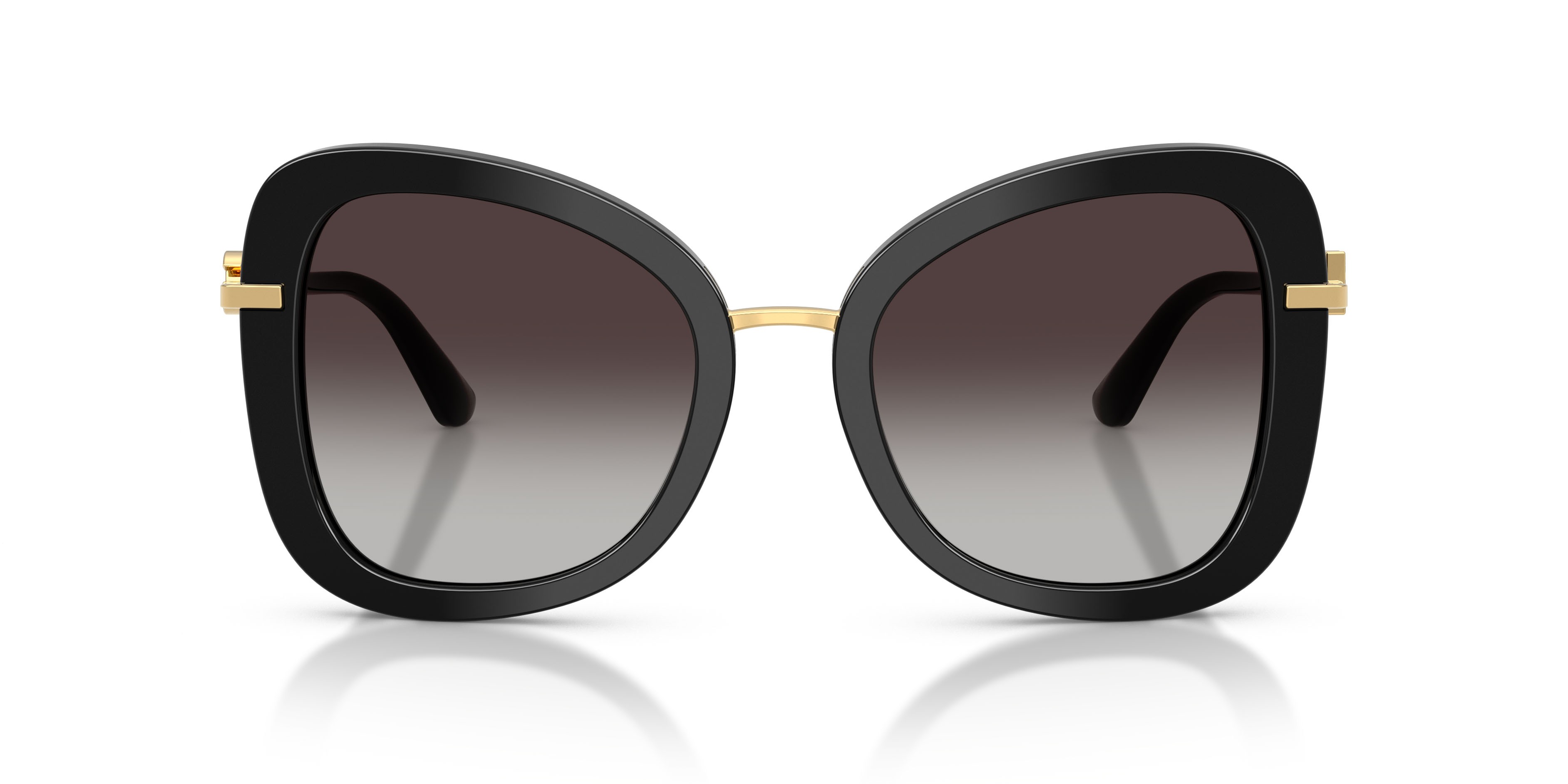 Sunglasses Dolce & Gabbana DG 4535 (501/8G) color nero shape butterfly lenses sfumato grigio